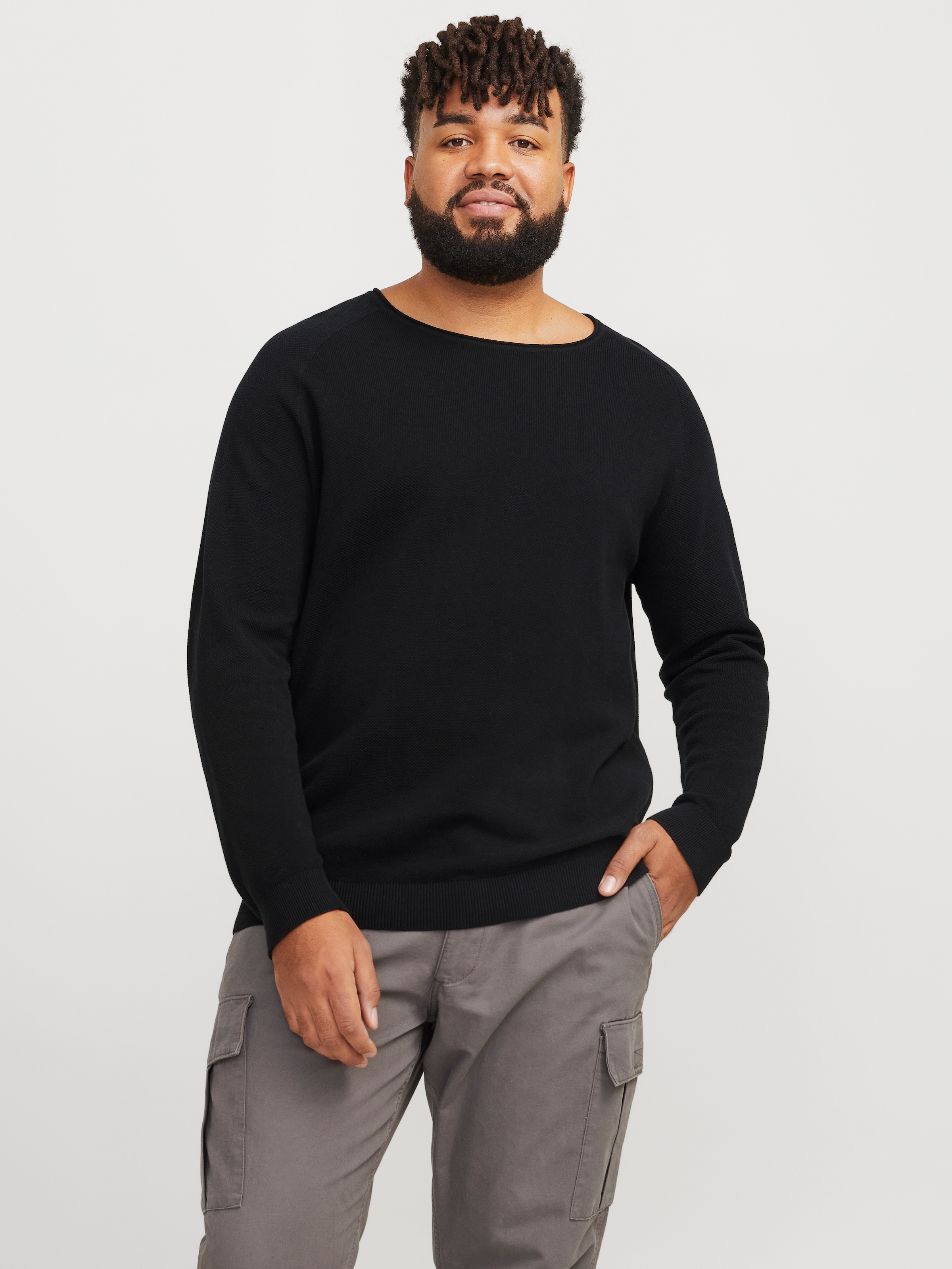 Jack & Jones PlusSize Rundhalspullover "JJEHILL KNIT CREW NECK NOOS PLS", m günstig online kaufen