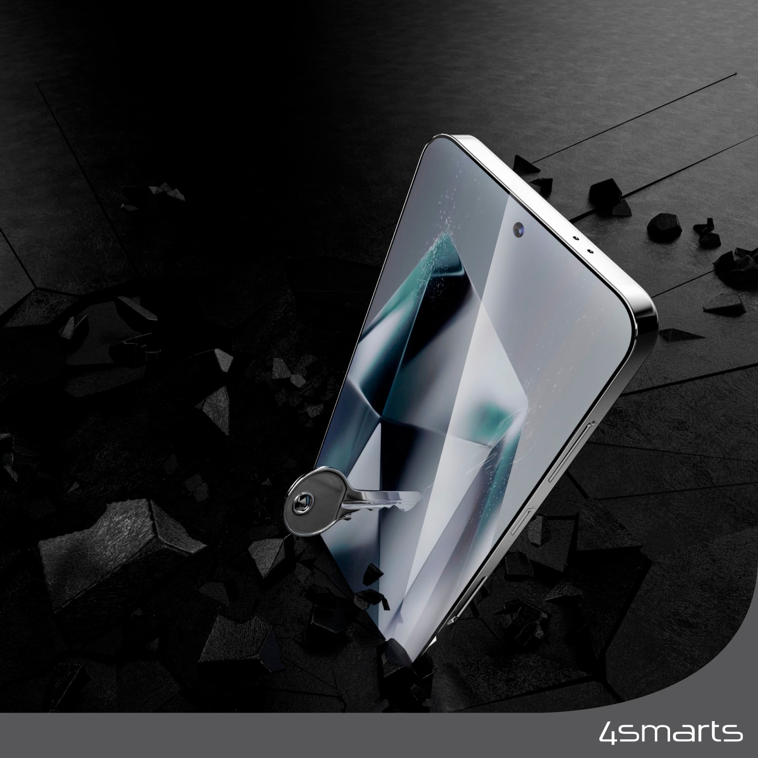 4smarts Displayschutzglas »Second Glass Displayschutz«, für Samsung Galaxy S24-Samsung Galaxy S25, Bildschirmschutz