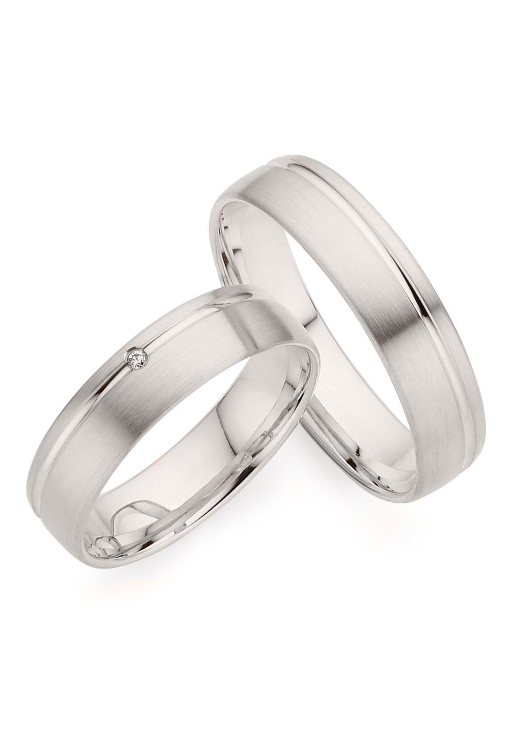 Phönix Trauring »Schmuck Geschenk Silber 925 Trauring Ehering LIEBE versch. Varianten«, Made in Germany - wahlweise mit oder ohne Brillanten