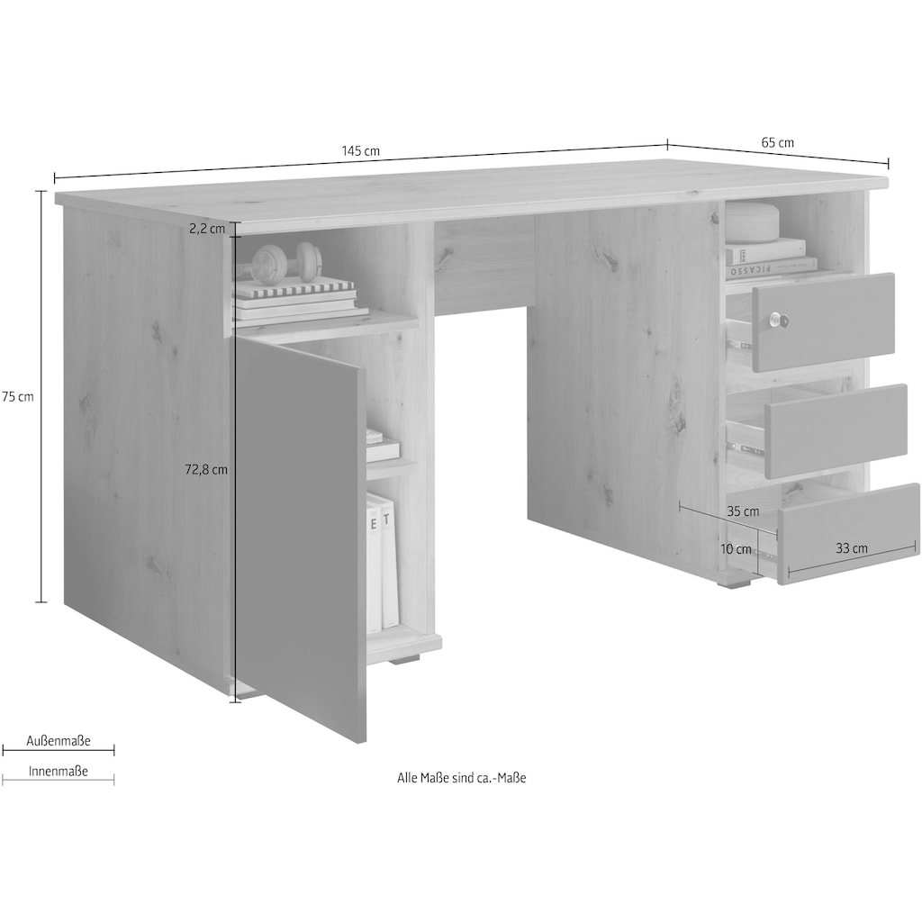 BEGA OFFICE Schreibtisch »Primus U2«