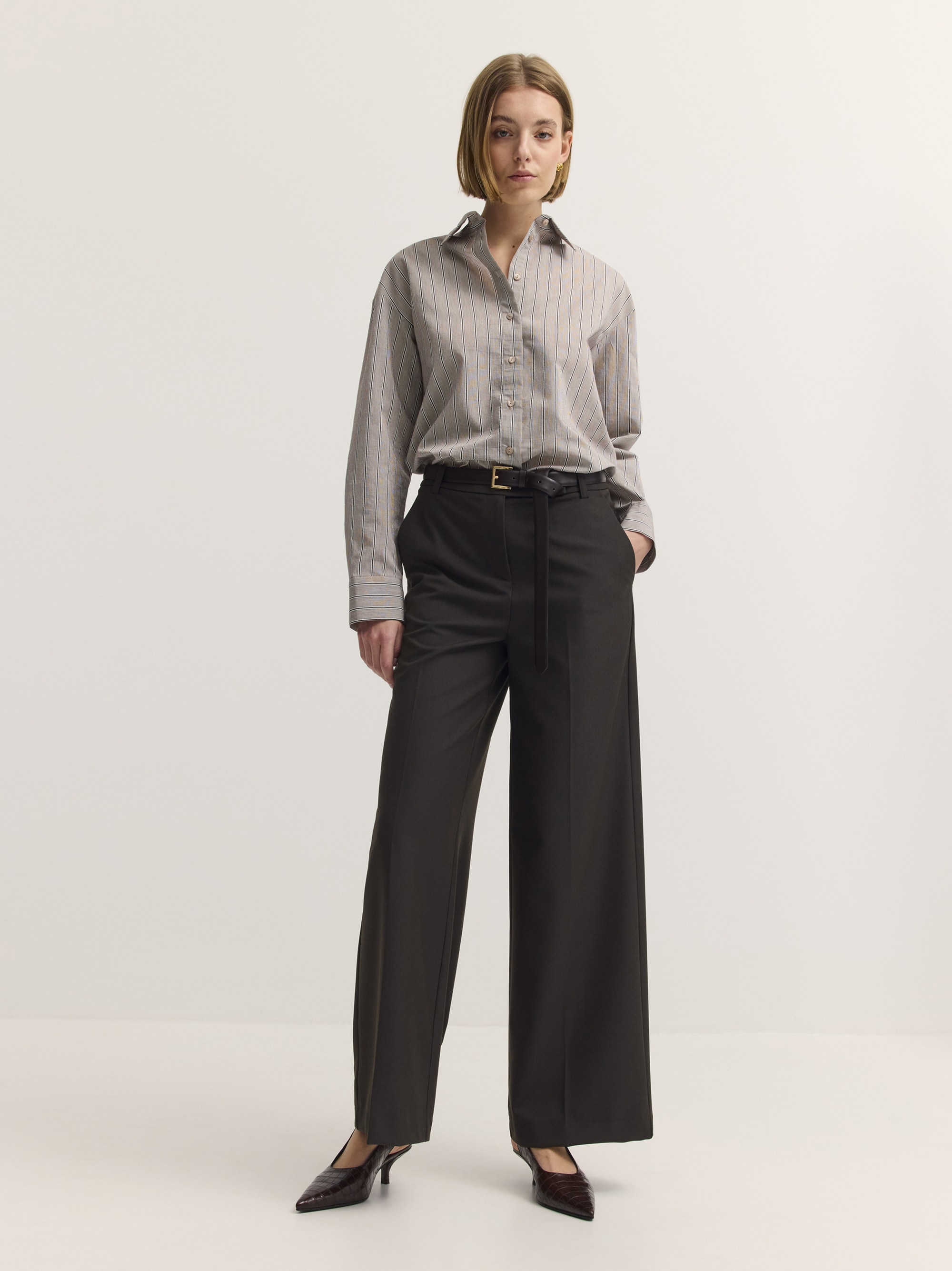 bugatti Stoffhose »Modern Fit«  Modern Fit Bügelfalte Gerade Form