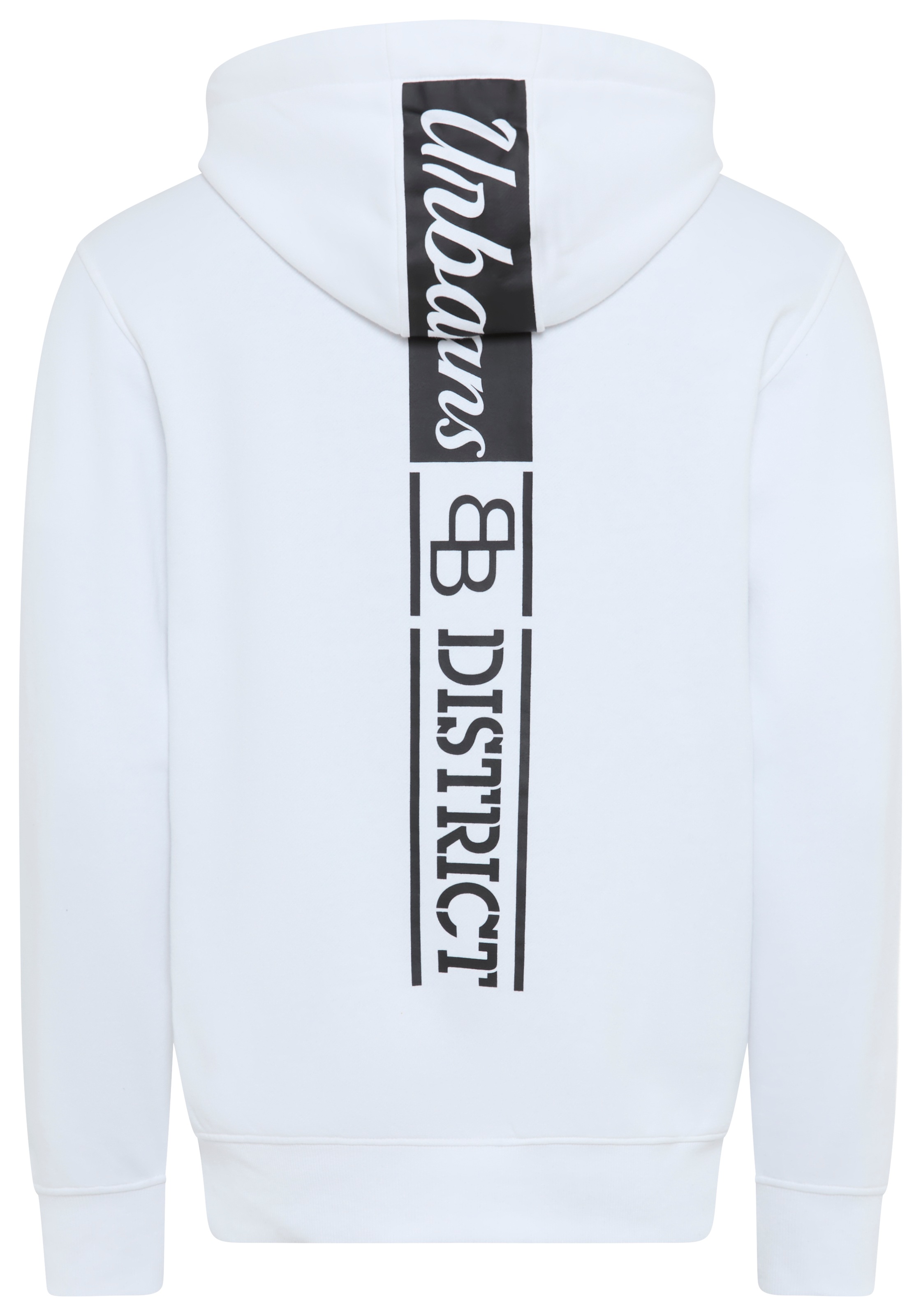 Bruno Banani Kapuzensweatshirt, langärmlig, schmal geschnitten, bedrucktes Design