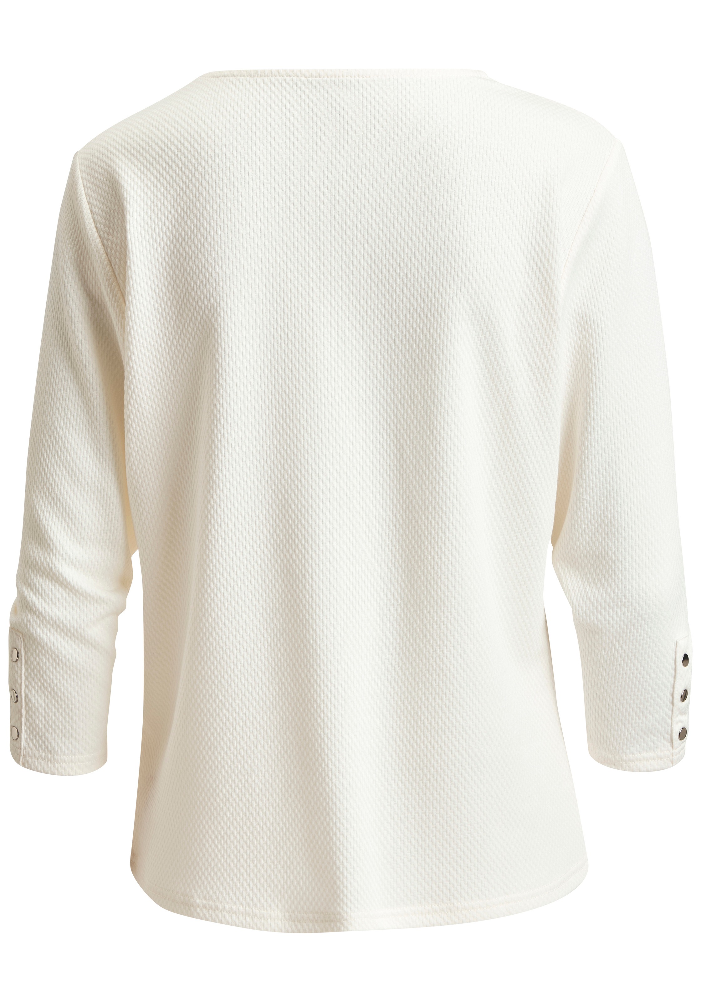 LASCANA 3/4-Arm-Shirt "in Strukturoptik" mit Viskose günstig online kaufen