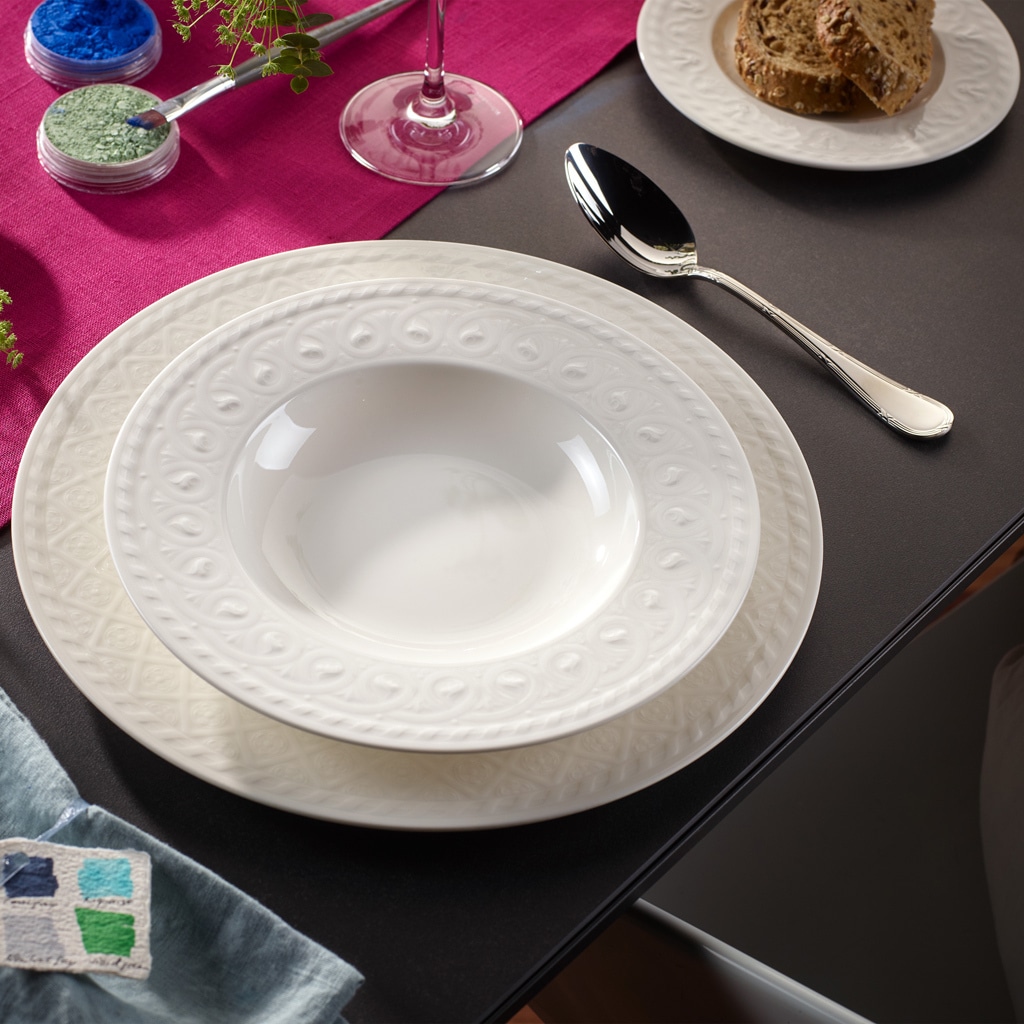 Villeroy & Boch Esslöffel »Tafellöffel Kreuzband Septfontaines 203 mm 6er Set silber« Spülmaschinenfest