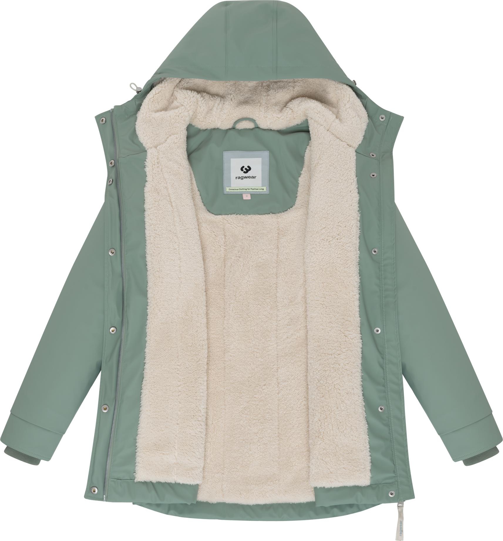 Ragwear Funktionsjacke »Monadis Rainy Warm«, mit Kapuze, Gefütterte Übergangsjacke mit Kapuze