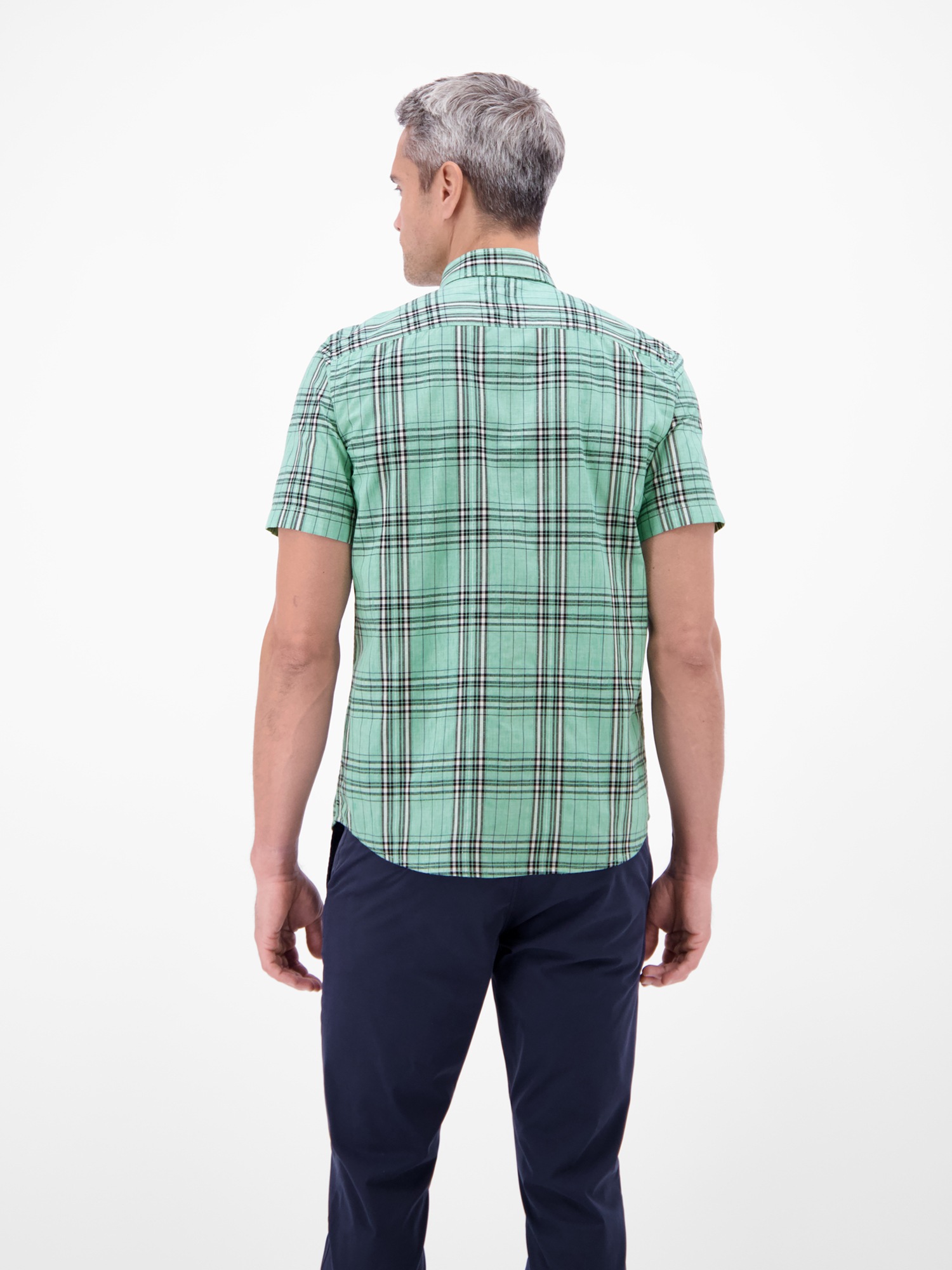 LERROS Karohemd "Herren 1/2 Hemd kariert in Strukturqualität" günstig online kaufen