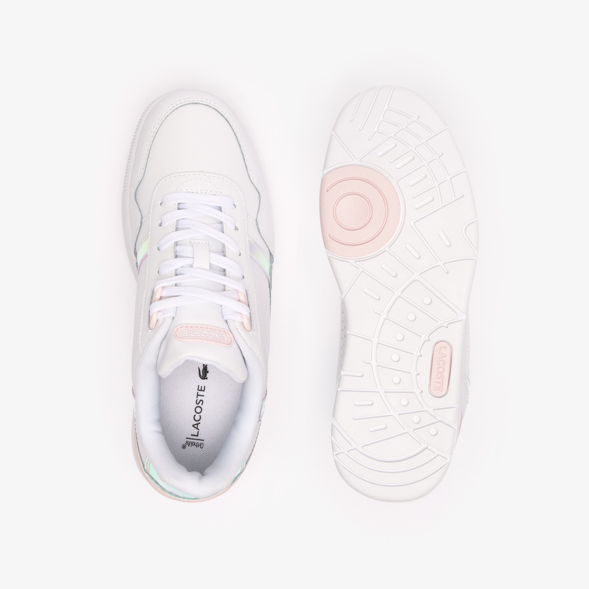 Lacoste T-Clip 124 2 SFA Sneaker White/Pink Leather Size 37 2