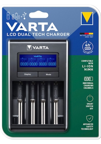 VARTA Batterie-Ladegerät »LCD Dual Tech« 500...