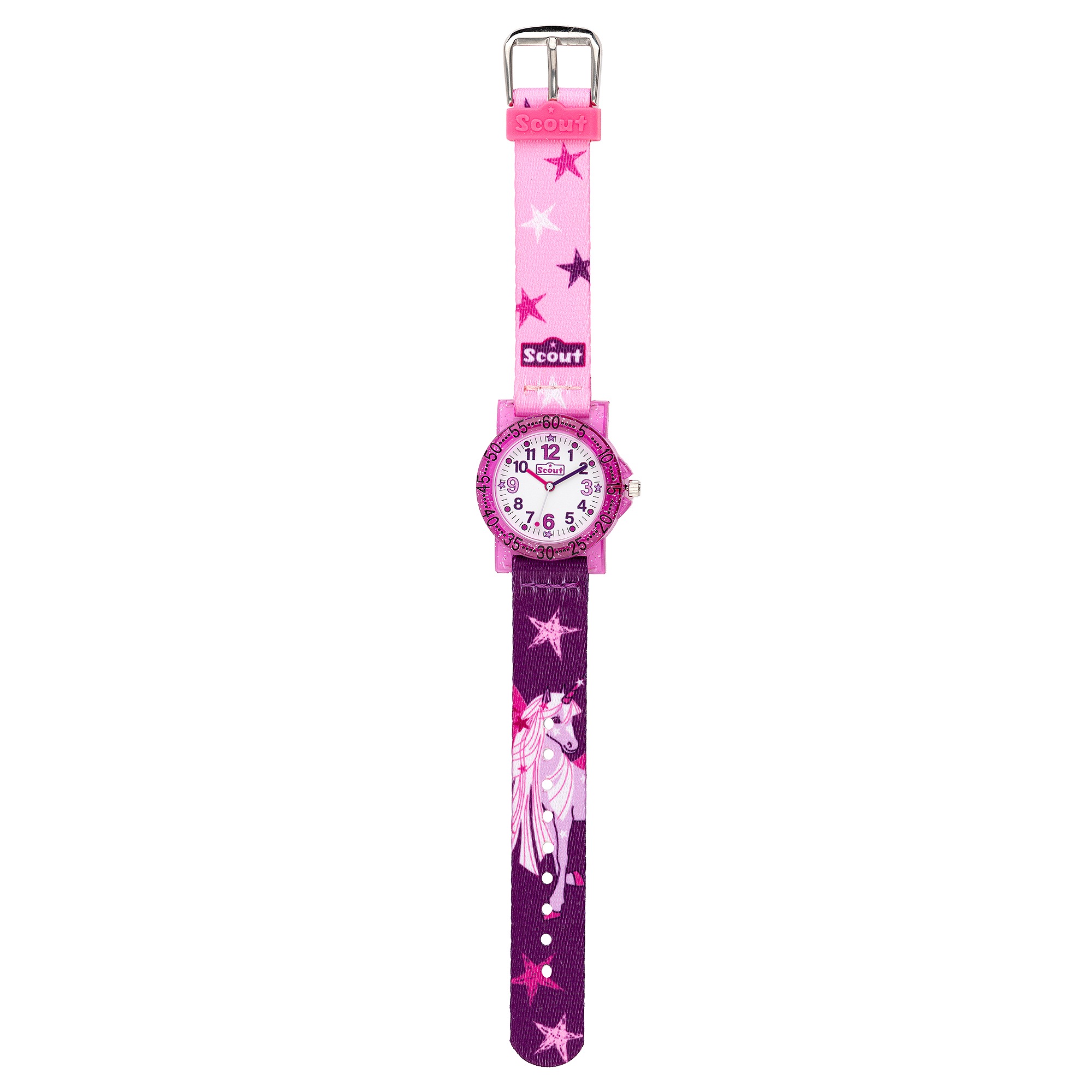 Scout Quarzuhr »The IT-Collection, 280375021« Armbanduhr, Kinderuhr,Lernuhr,Geschenkidee,Schulanfang,Mädchen,Einhorn