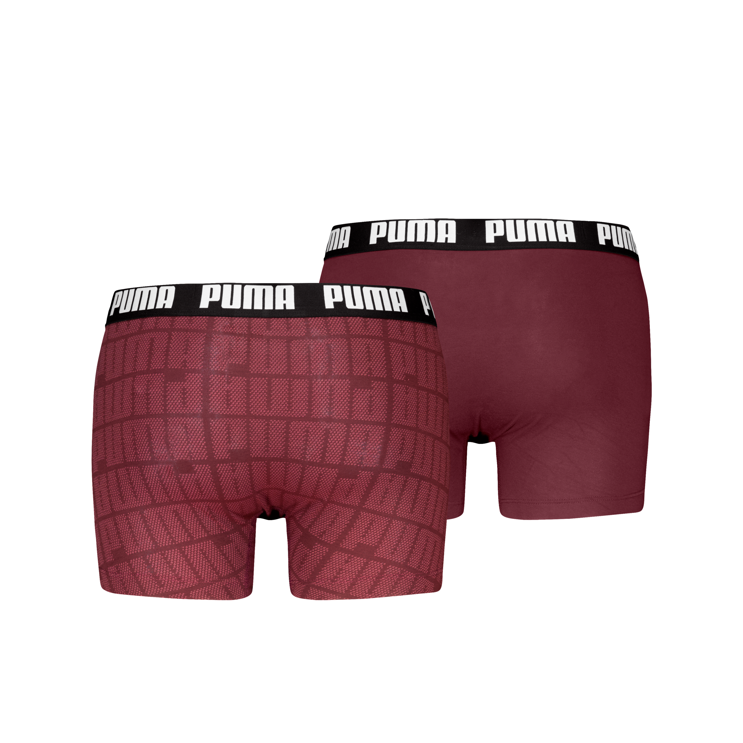 PUMA Boxershorts "PUMA MEN LOGO PRINT BOXERS 2P", (2er Pack), elastischer L günstig online kaufen