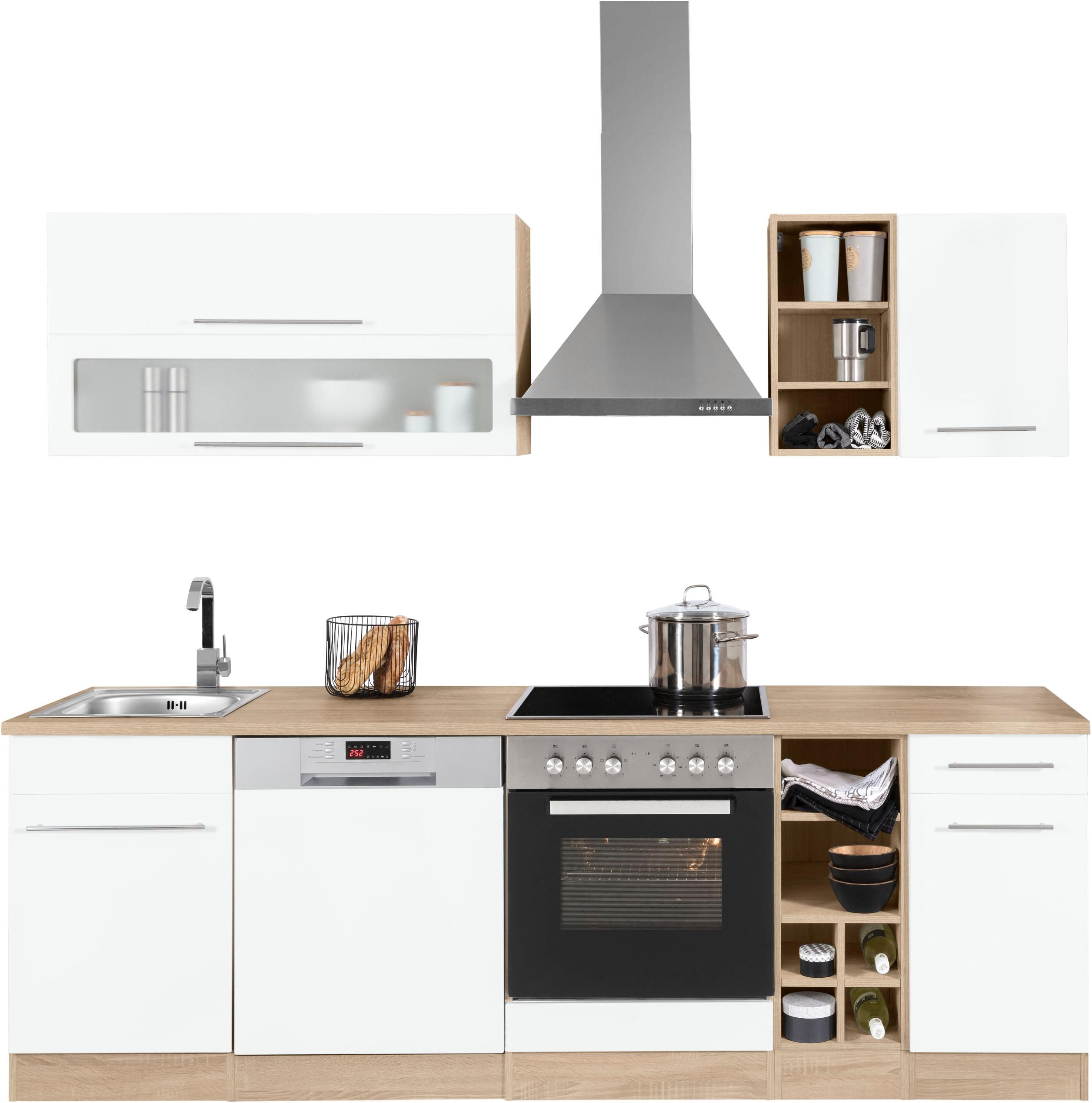 KOCHSTATION Küchenzeile "KS-Eton" mit E-Geräten, Breite 240 cm günstig online kaufen