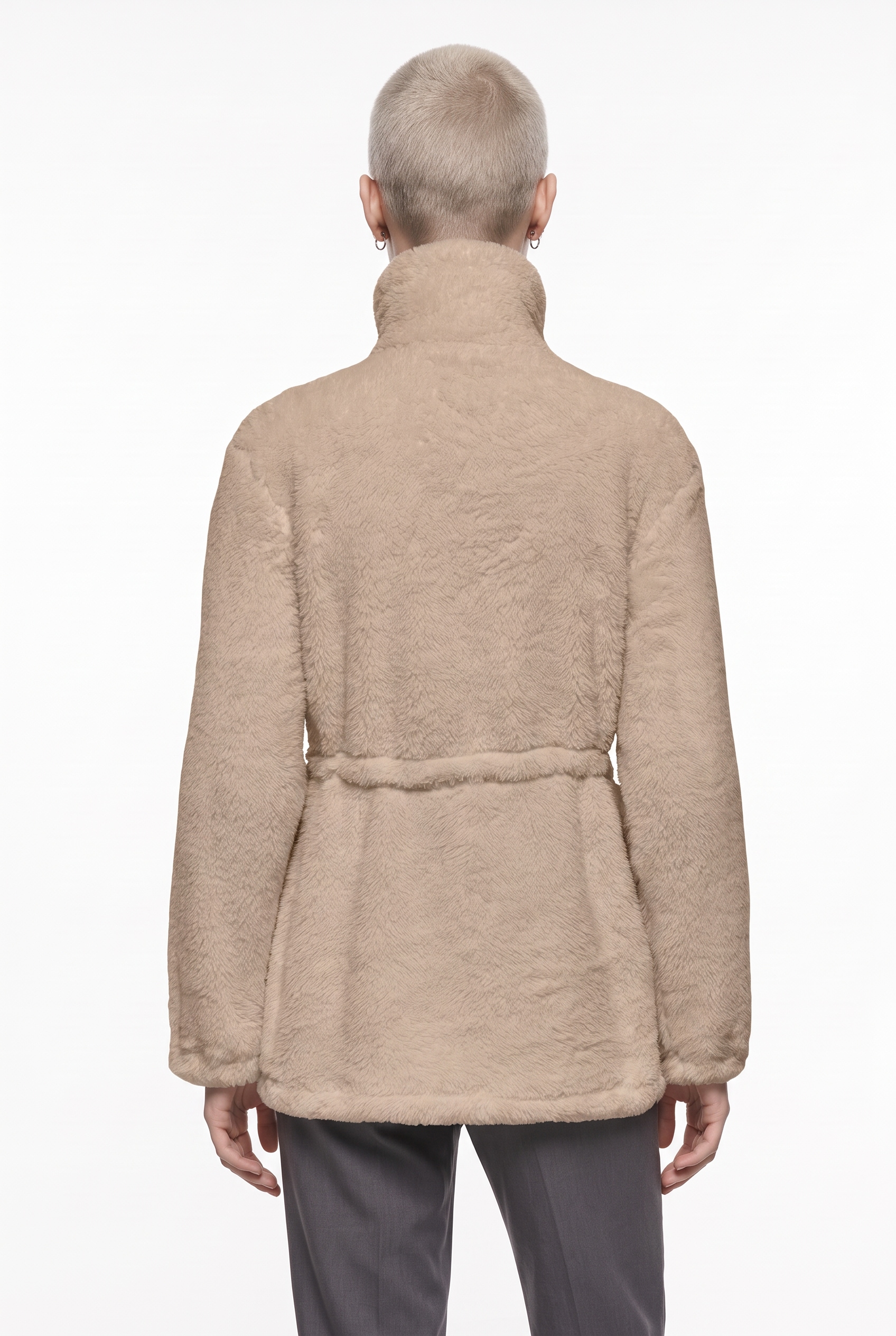ONLY Plüschjacke »ONLCONTACT COAT CC OTW« Kunstfaser, Plüsch