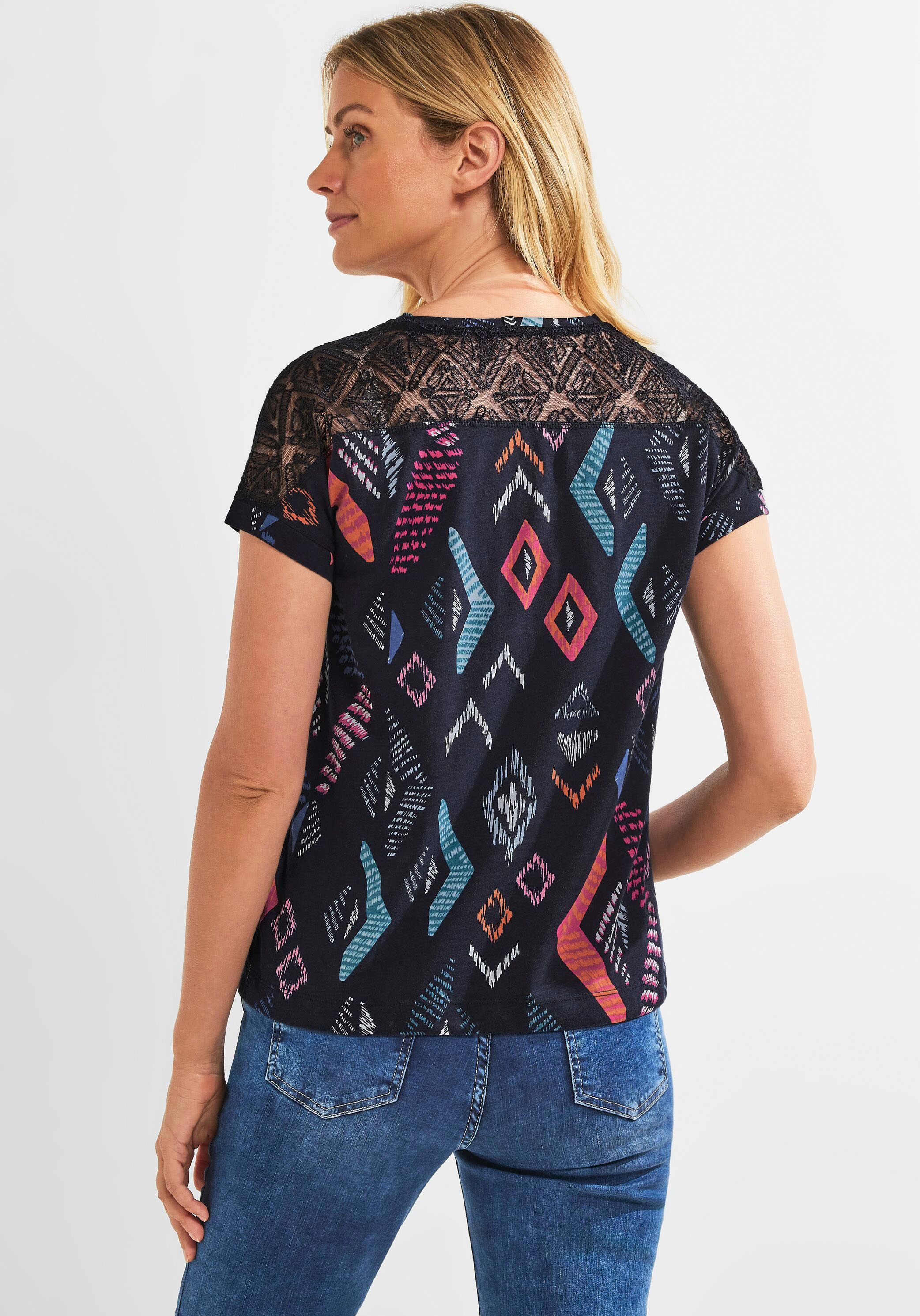 Cecil T-Shirt, BAUR mit kaufen | Schultern für überschnittenen