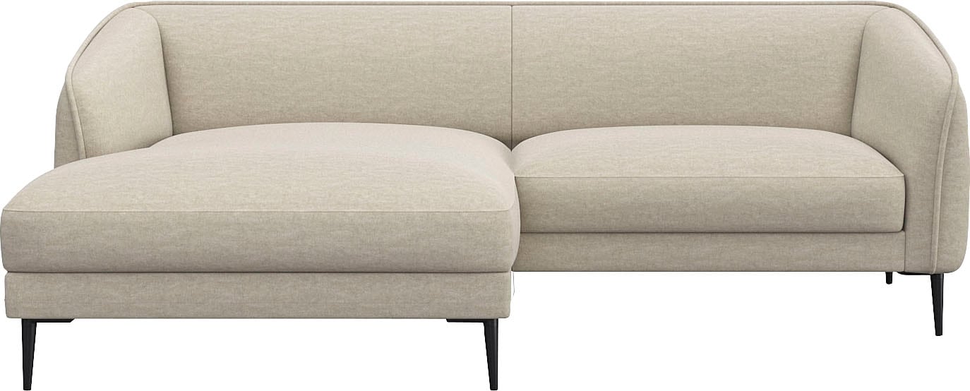 FLEXLUX Ecksofa "Belle Designsofa, bequem durch Kaltschaum im Sitz, OTTOs C günstig online kaufen