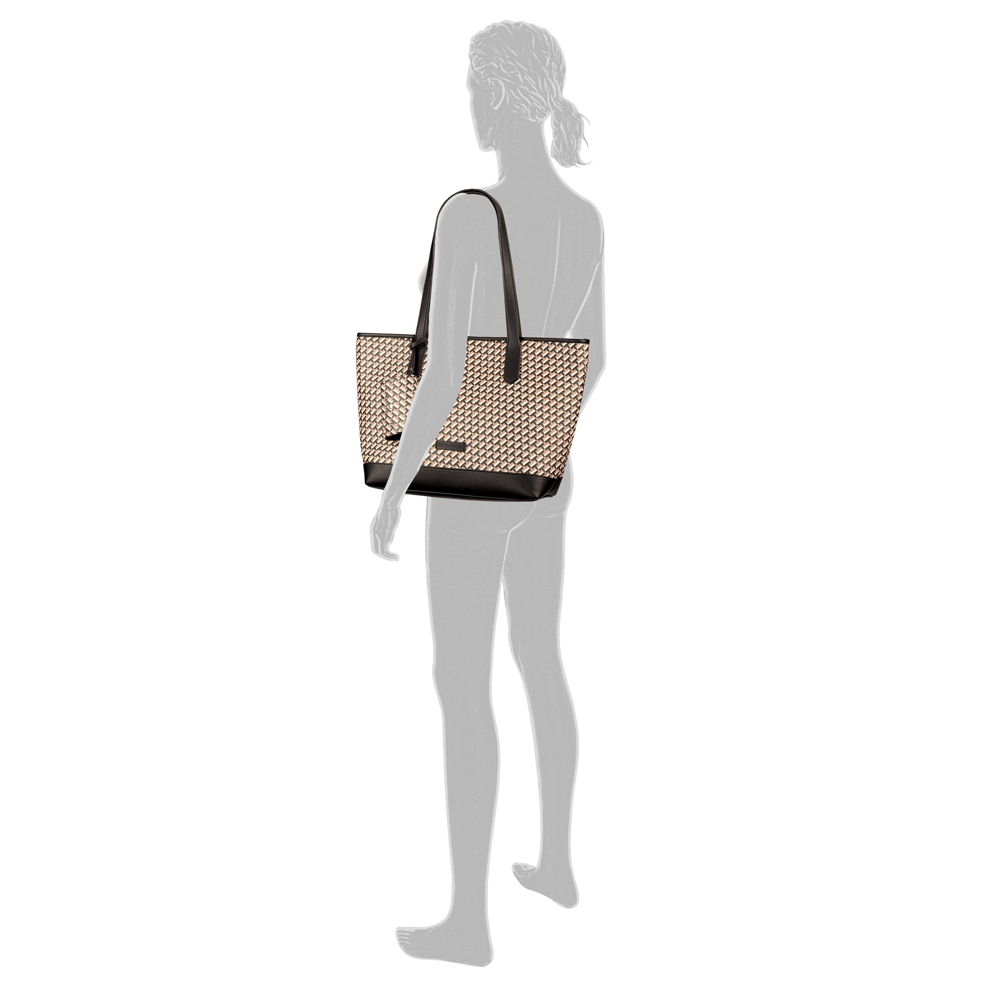 TOM TAILOR Shopper "Xenia", mit raffiniert geometrischen "T" Print des Logo günstig online kaufen