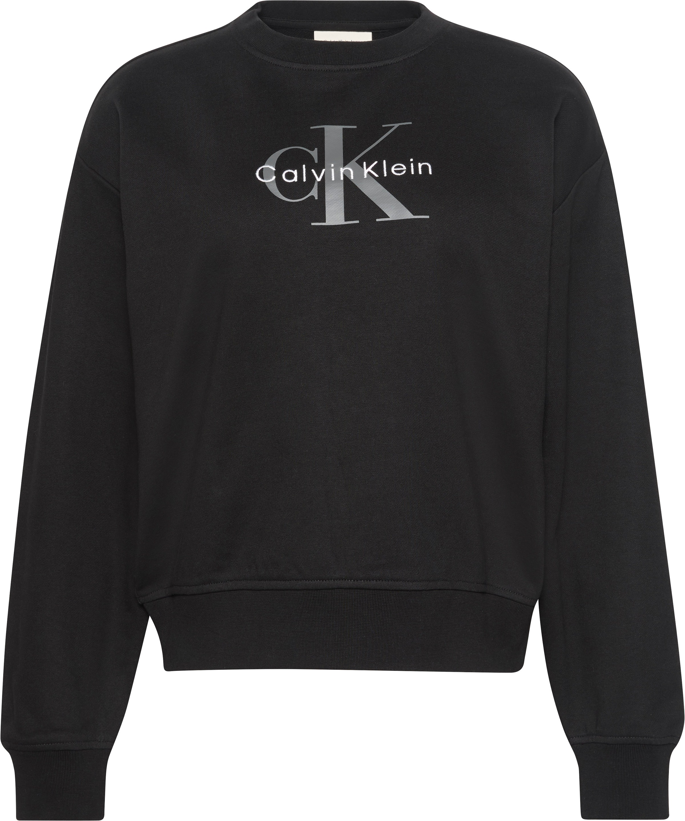Calvin Klein Jeans Sweatshirt »LS MNLG FRNCH TRRY R«, Mit Rundhalsausschnitt