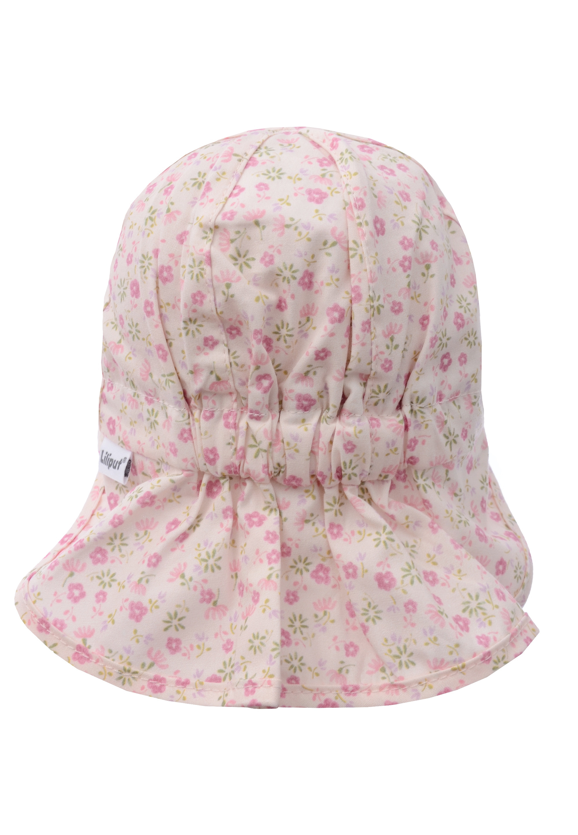 Liliput Strickmütze »Blümchen«, mit praktischem Nackenschutz