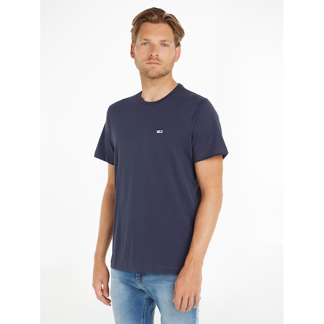 Tommy Jeans T-Shirt »TJM CLASSIC JERSEY C NECK«, mit Logostickerei ▷  bestellen | BAUR