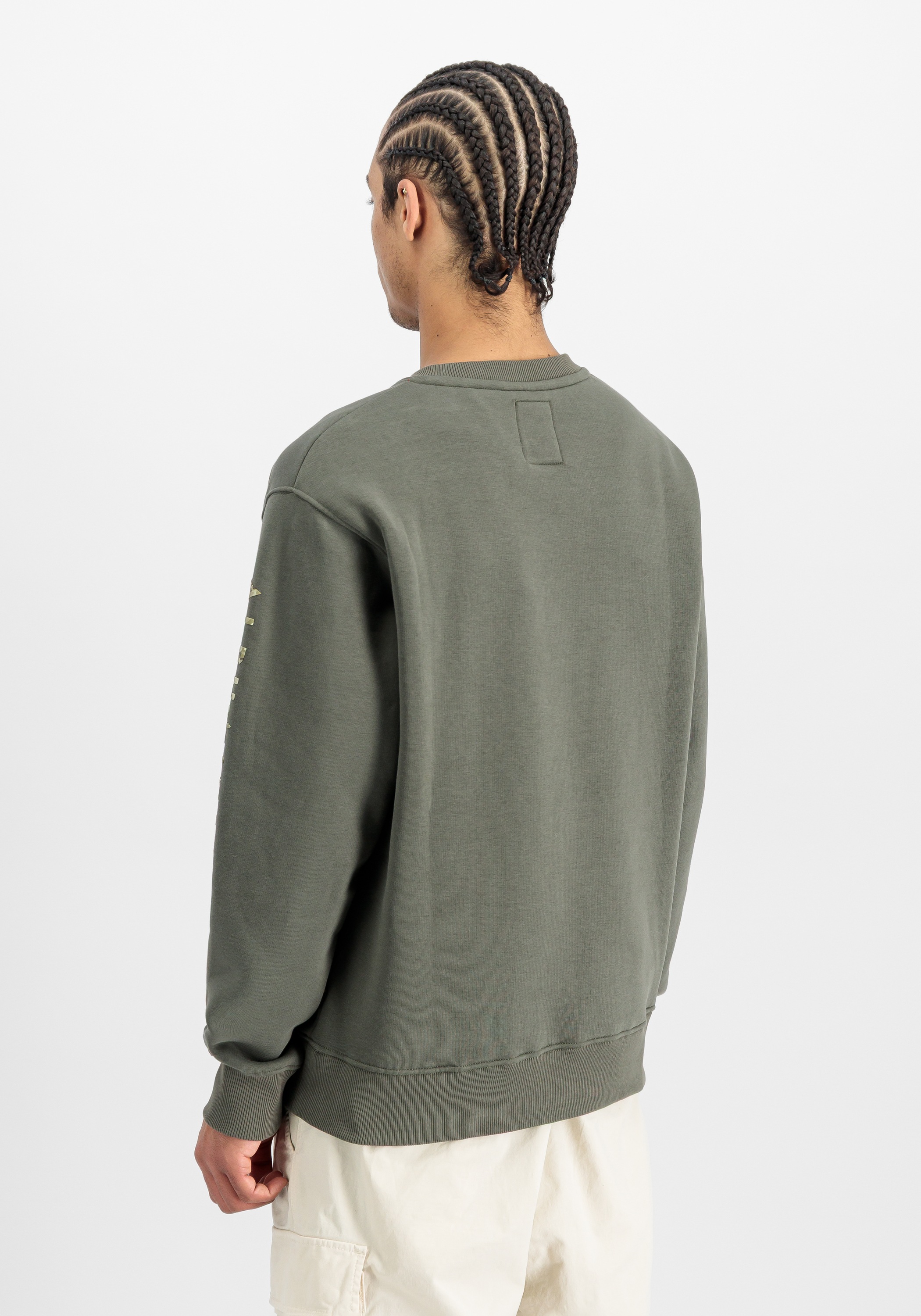 Alpha Industries Sweater »Alpha Industries Men - Sweatshirts Camo Sleeve Sweatshirt«