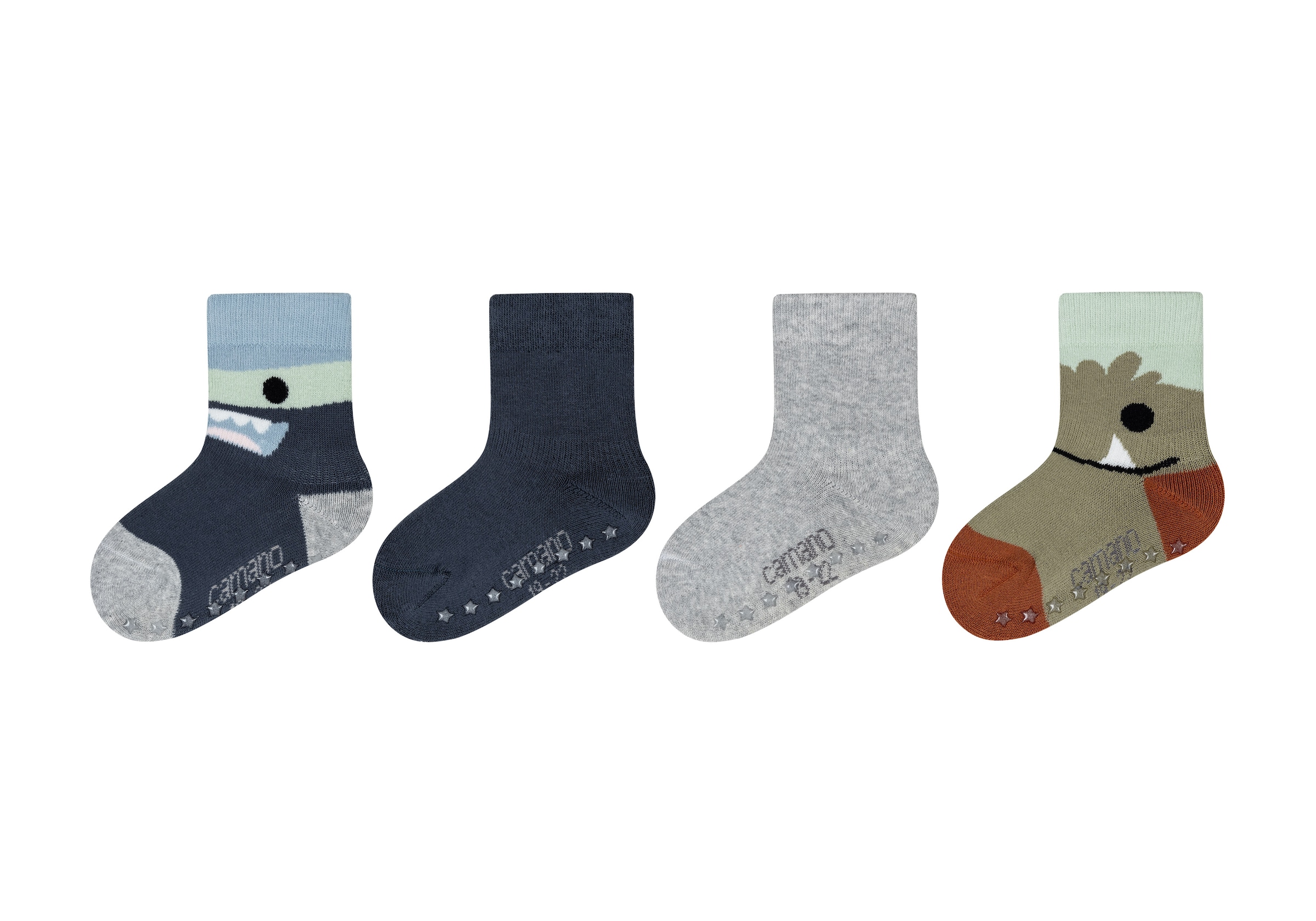 CAMANO Mädchen Socken "ca-soft", Gr. 23overland trek, Baumwollmischung, unifarben, Socken, mit elastischem Bund