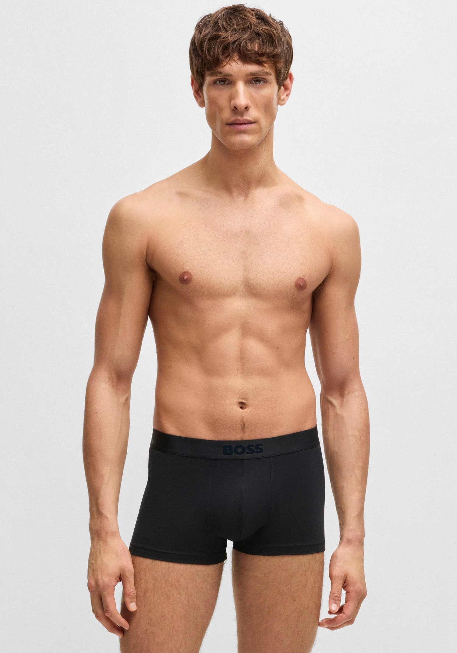 BOSS Trunk "3P Trunk BOSS ONE" mit unifarbenen Bund günstig online kaufen