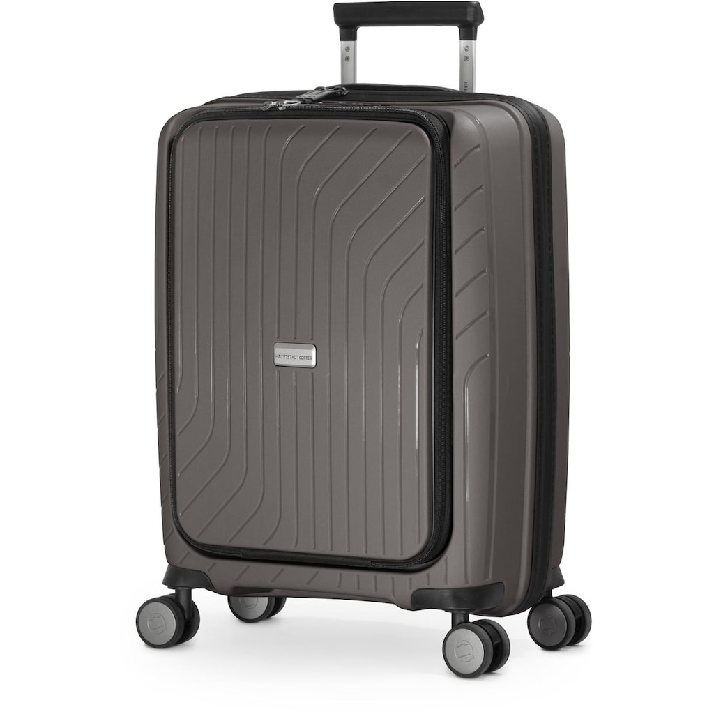 Hauptstadtkoffer Hartschalen-Trolley »TXL, titan, 55 cm«, 4 Rollen