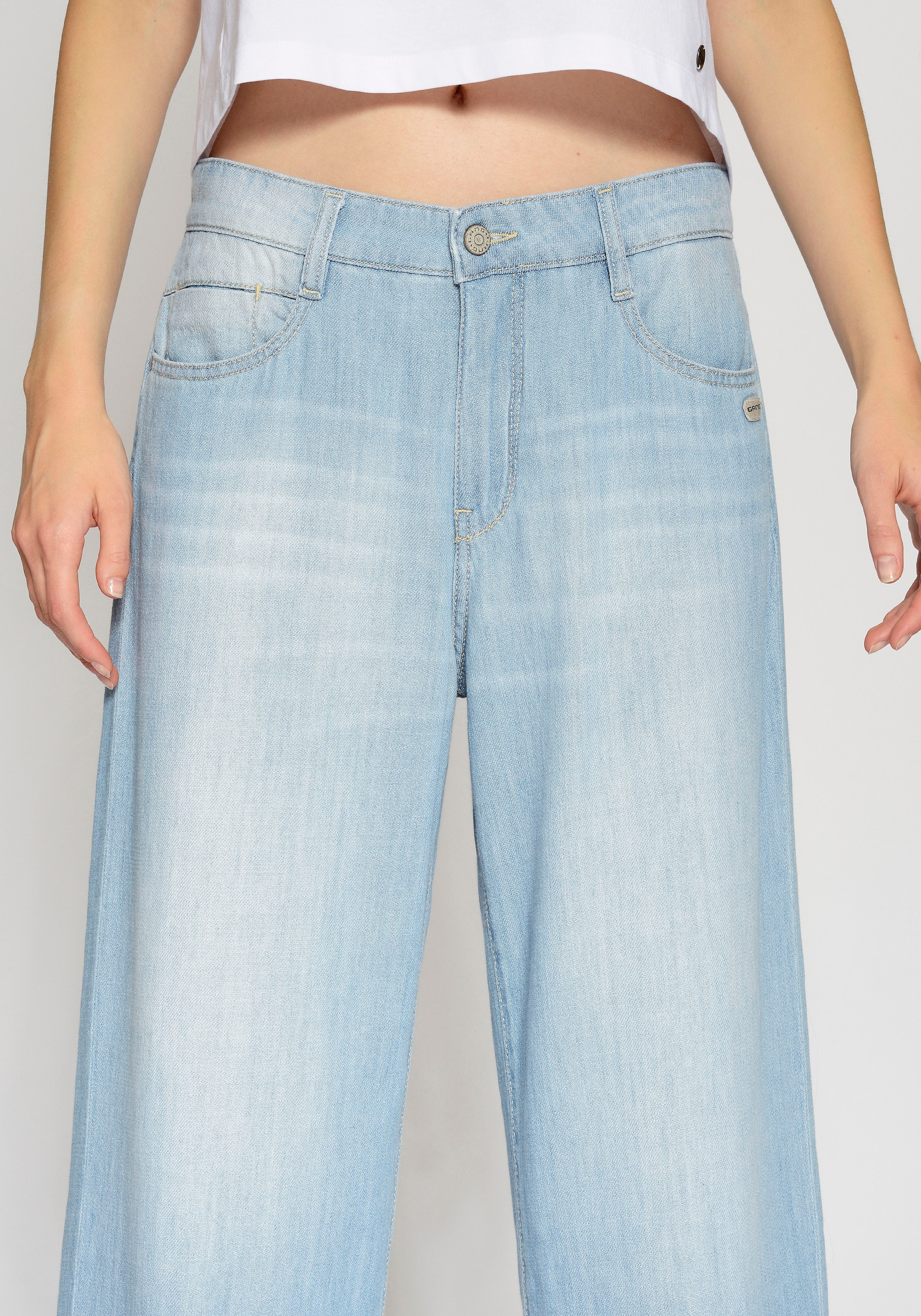 GANG Weite Jeans »94CAROL«, in leichter Sommer-Qualität