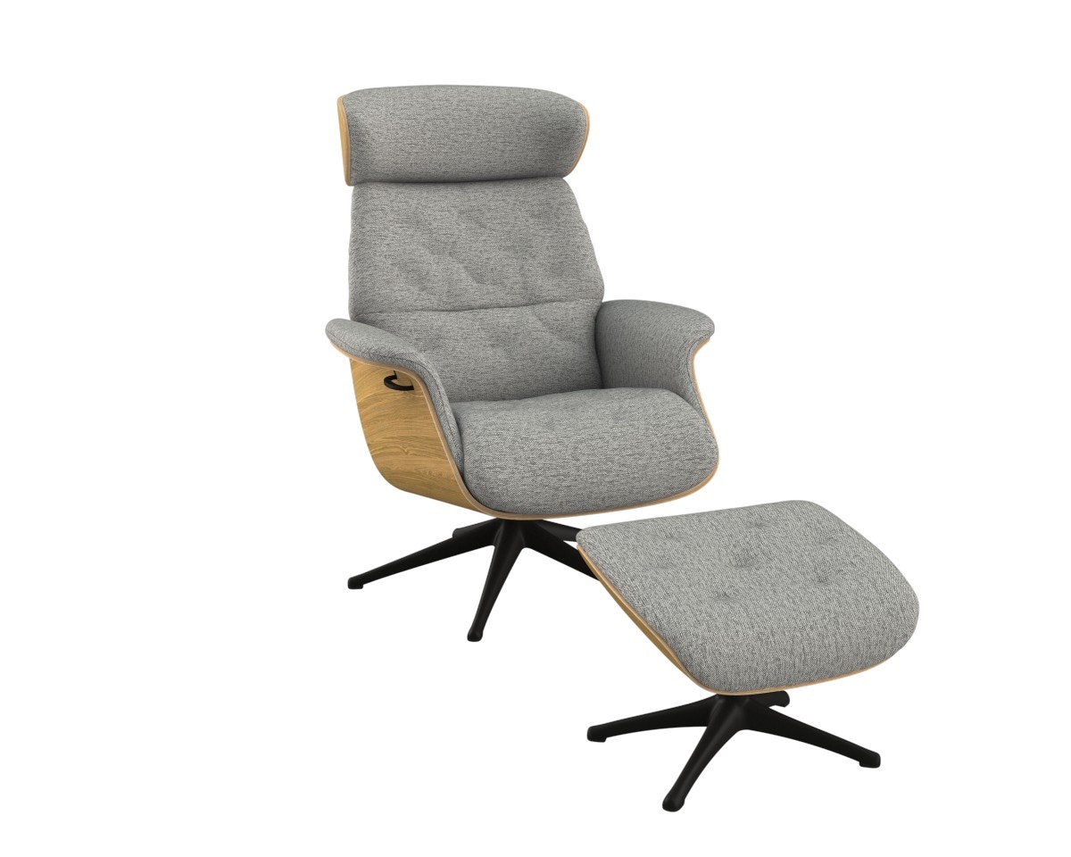 FLEXLUX Relaxsessel "Volden Fernsehsessel, verstellbarer Rücken- & Kopfstüt günstig online kaufen