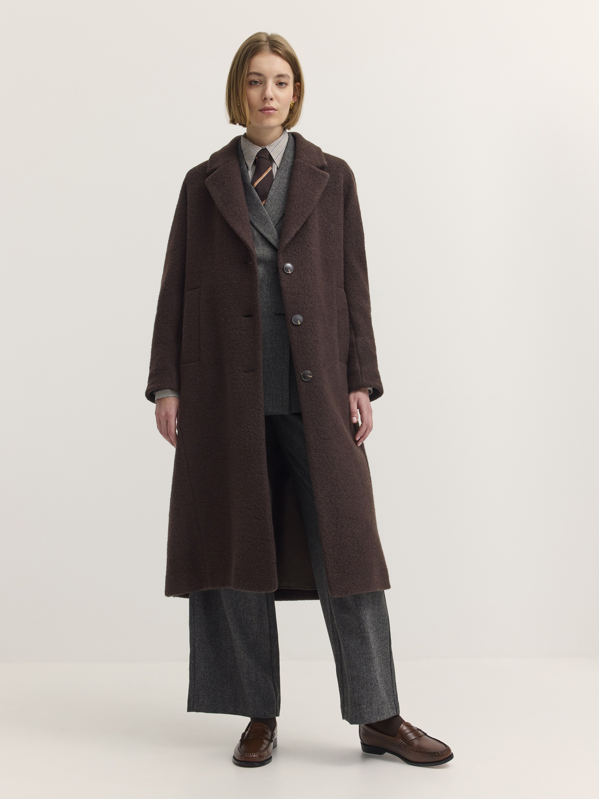 bugatti Kurzmantel »Regular Fit« Regular Fit Wollmantel Reverskragen