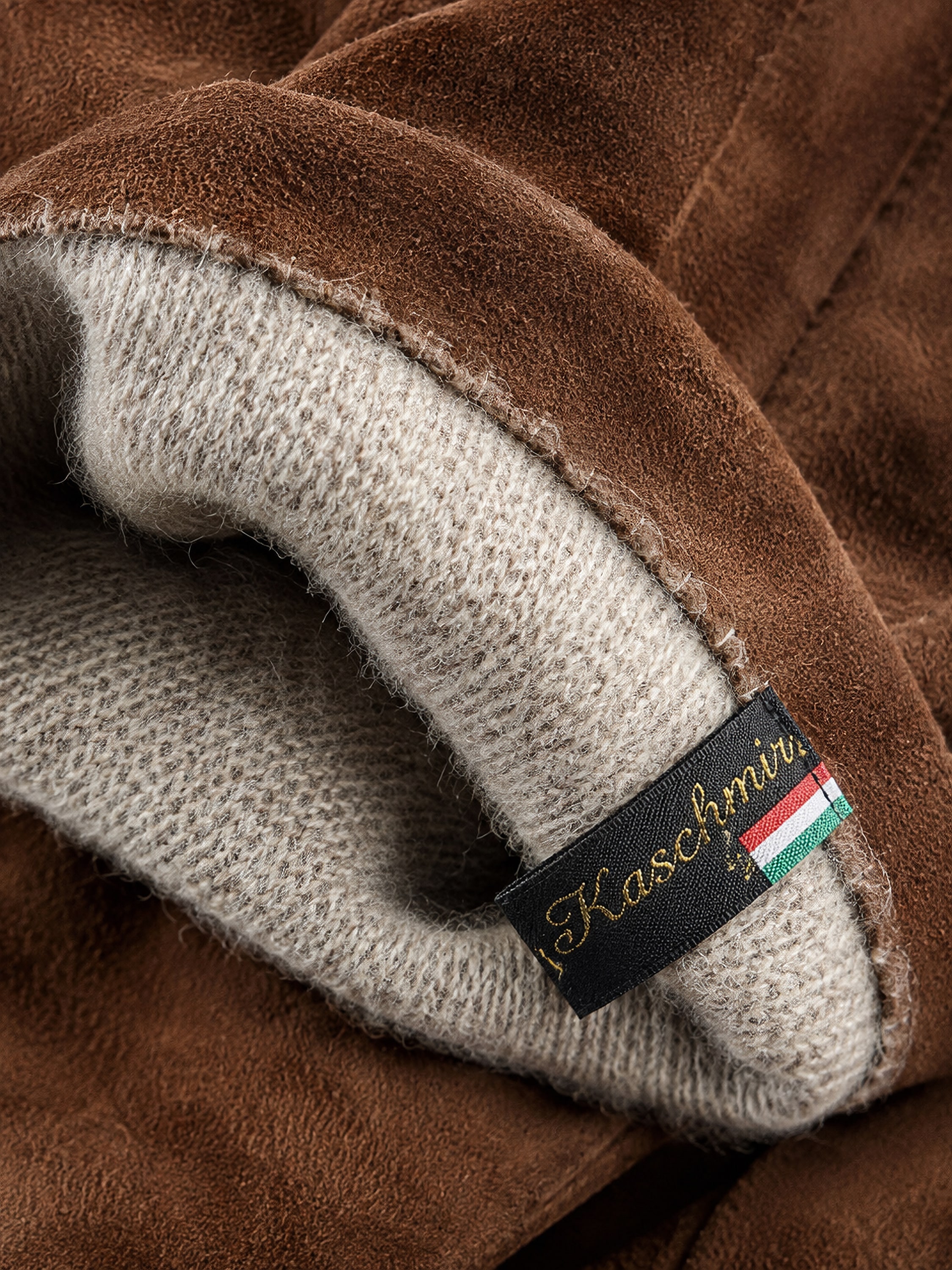 COLLEZIONE ALESSANDRO Lederhandschuhe »Velourleder«