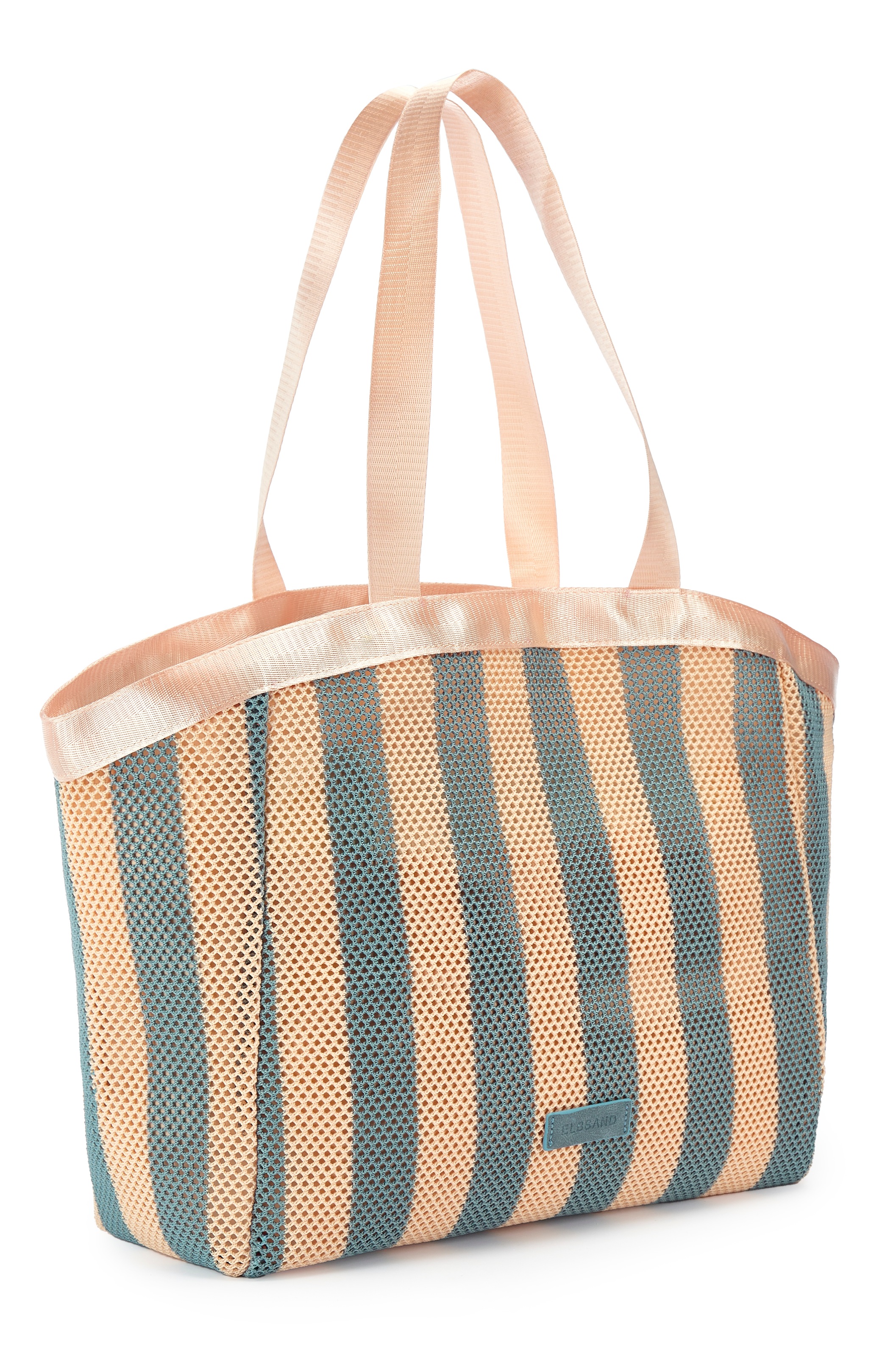 Elbsand Shopper "Einkaufstasche,Schultertasche,Sommertasche,Wellnesstasche,Saunatasche" NEU Strandtasche, Badetasche aus modischem Mesh-Material VEGAN