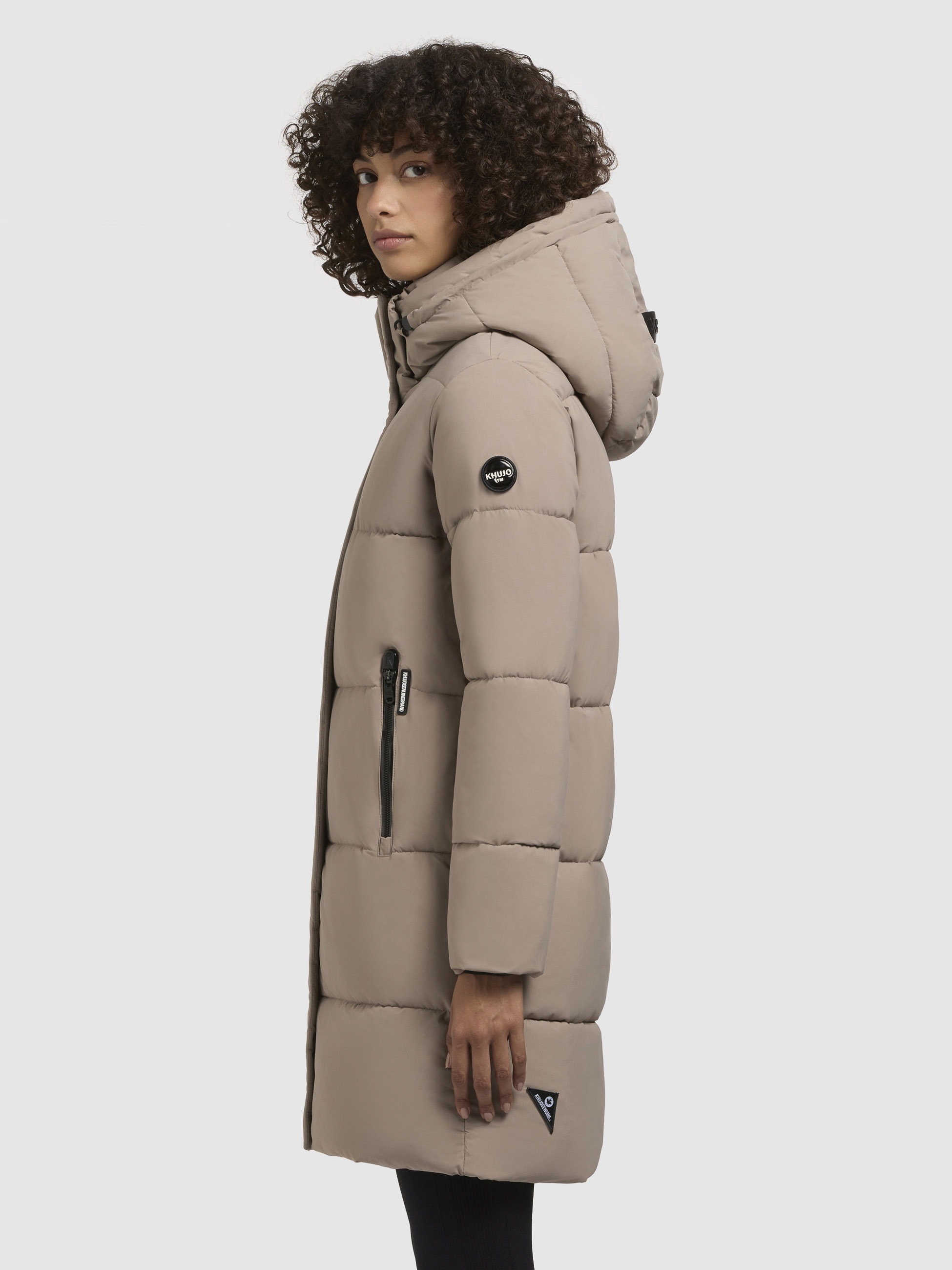 khujo Steppjacke »HAYA MATT«, mit Kapuze