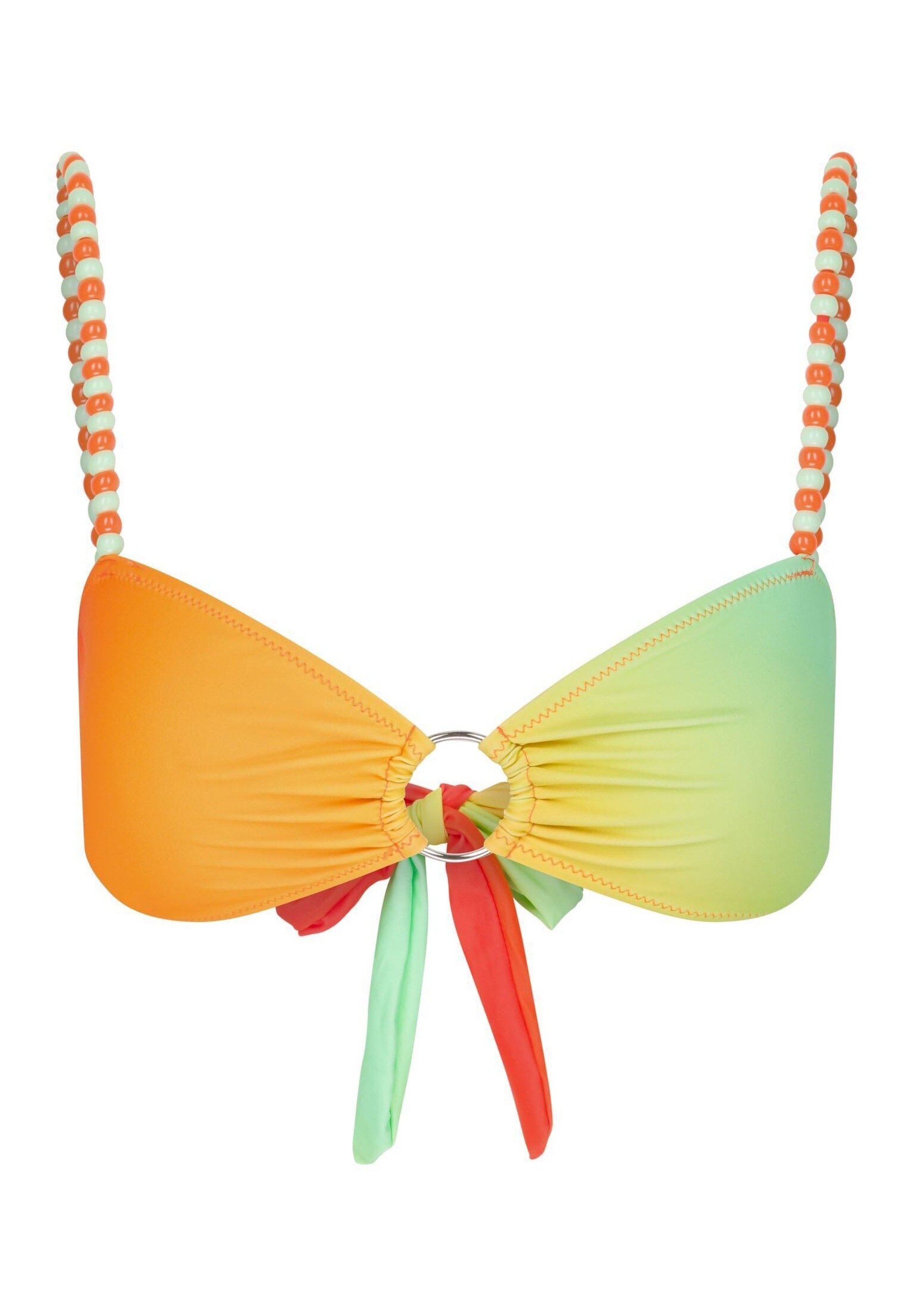 Moda Minx Triangel-Bikini-Top "Club Tropicana Beads", mit Bindebändern am R günstig online kaufen