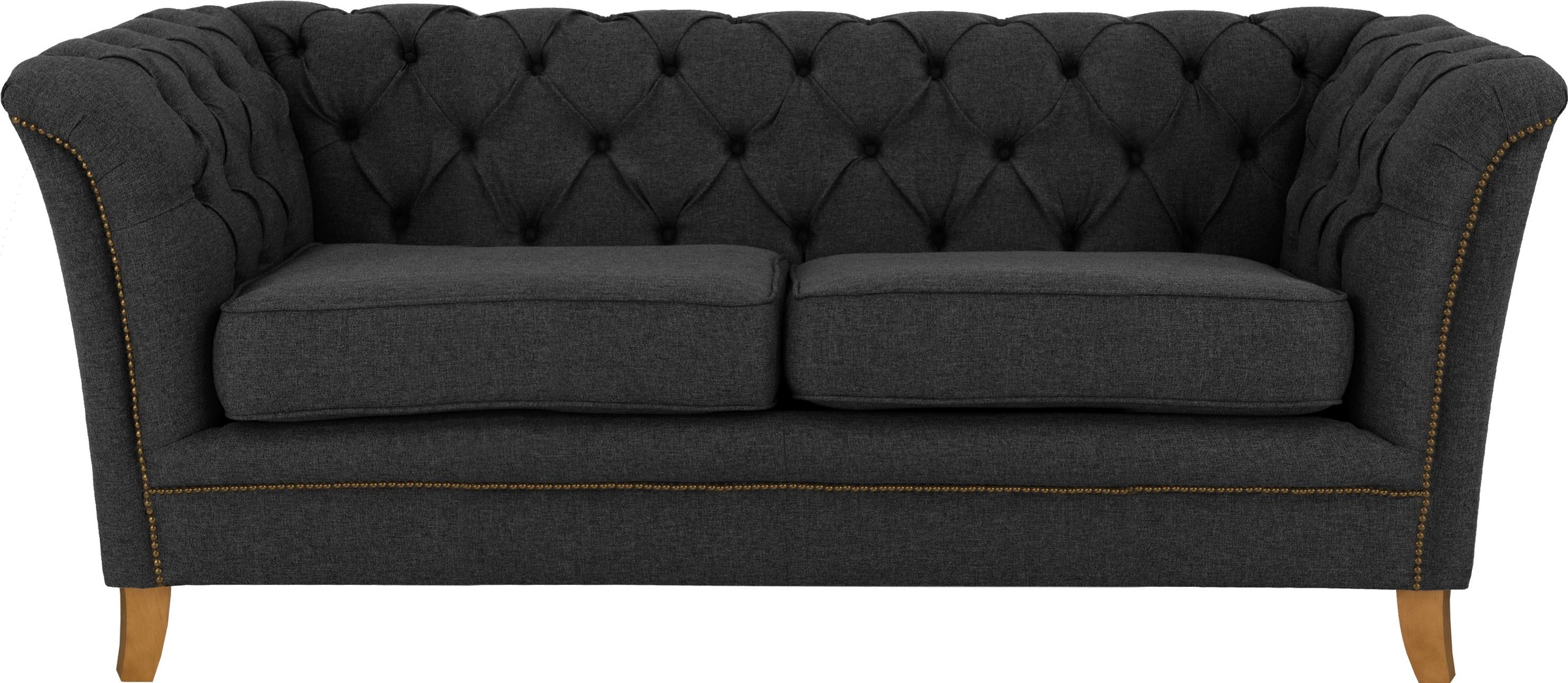 Home affaire 2-Sitzer "Newport" mit Knopfheftung im Rücken, Keder und feine günstig online kaufen