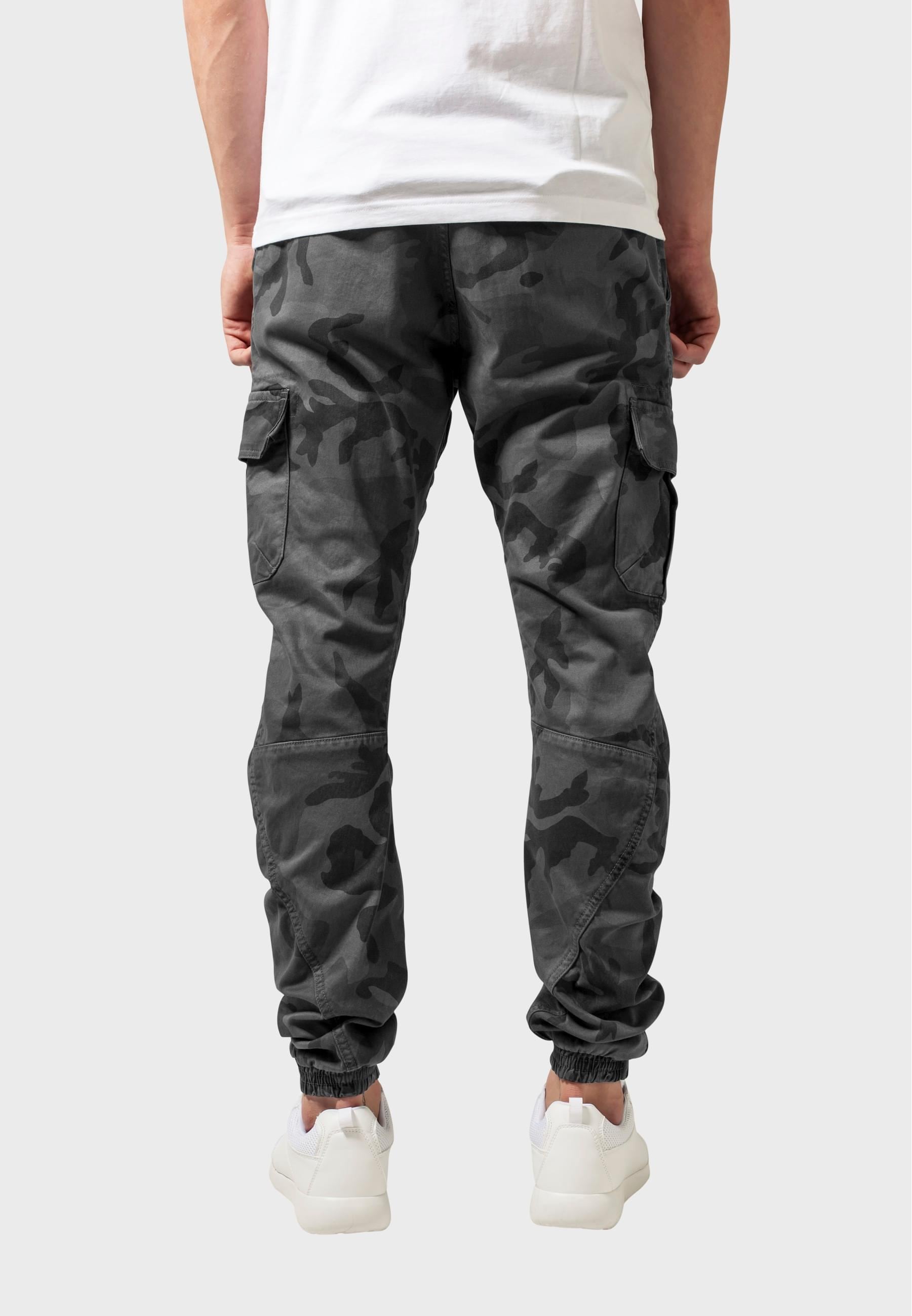 URBAN CLASSICS Cargohose »Urban Classics Herren Camo Cargo Jogging Pants«