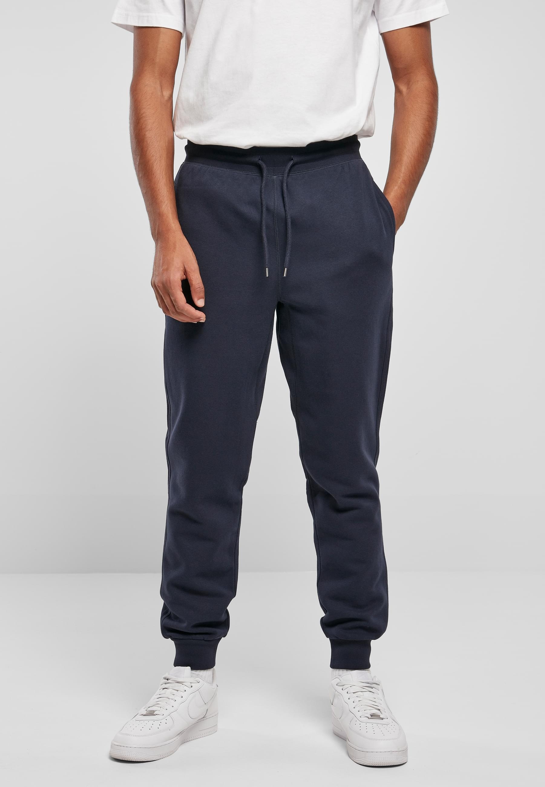URBAN CLASSICS Stoffhose »Urban Classics Herren Basic Sweatpants«, (1 tlg.)