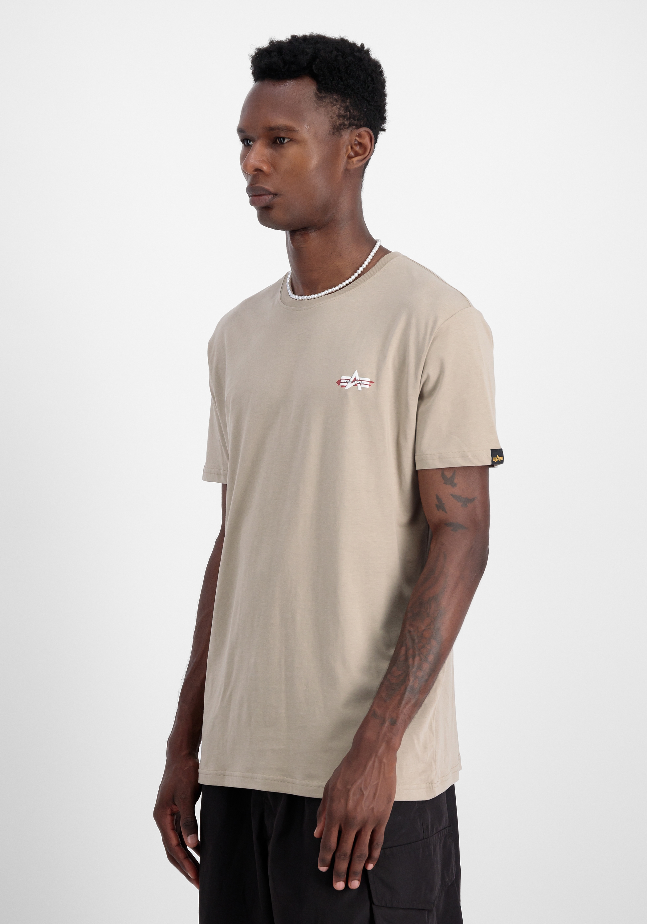 Alpha Industries T-Shirt »Alpha Industries Men - T-Shirts Signature Puff Print BP T«