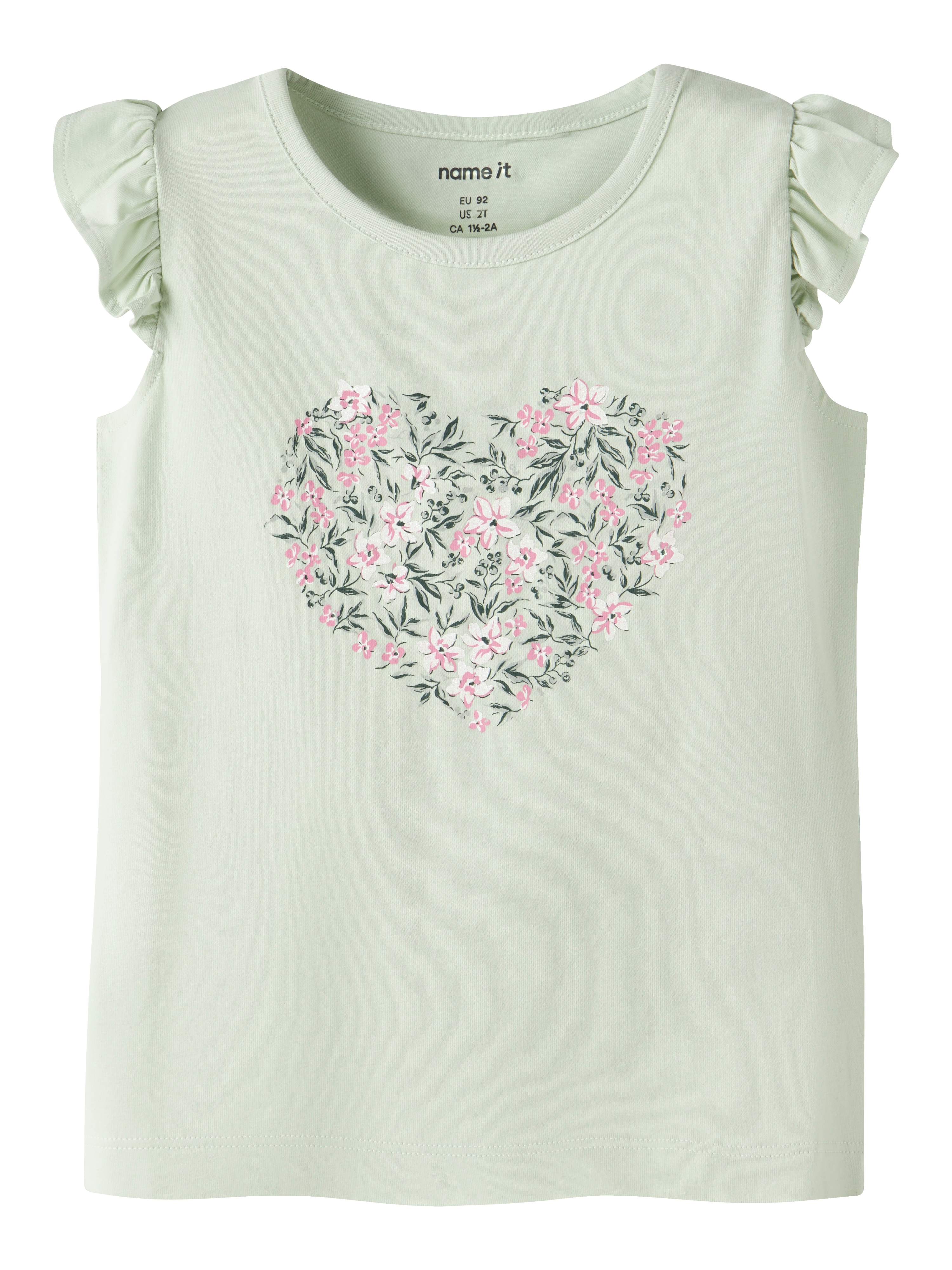 Name It T-Shirt "NMFVAYANA CAPSL TOP" Baumwollmischung, regular fit