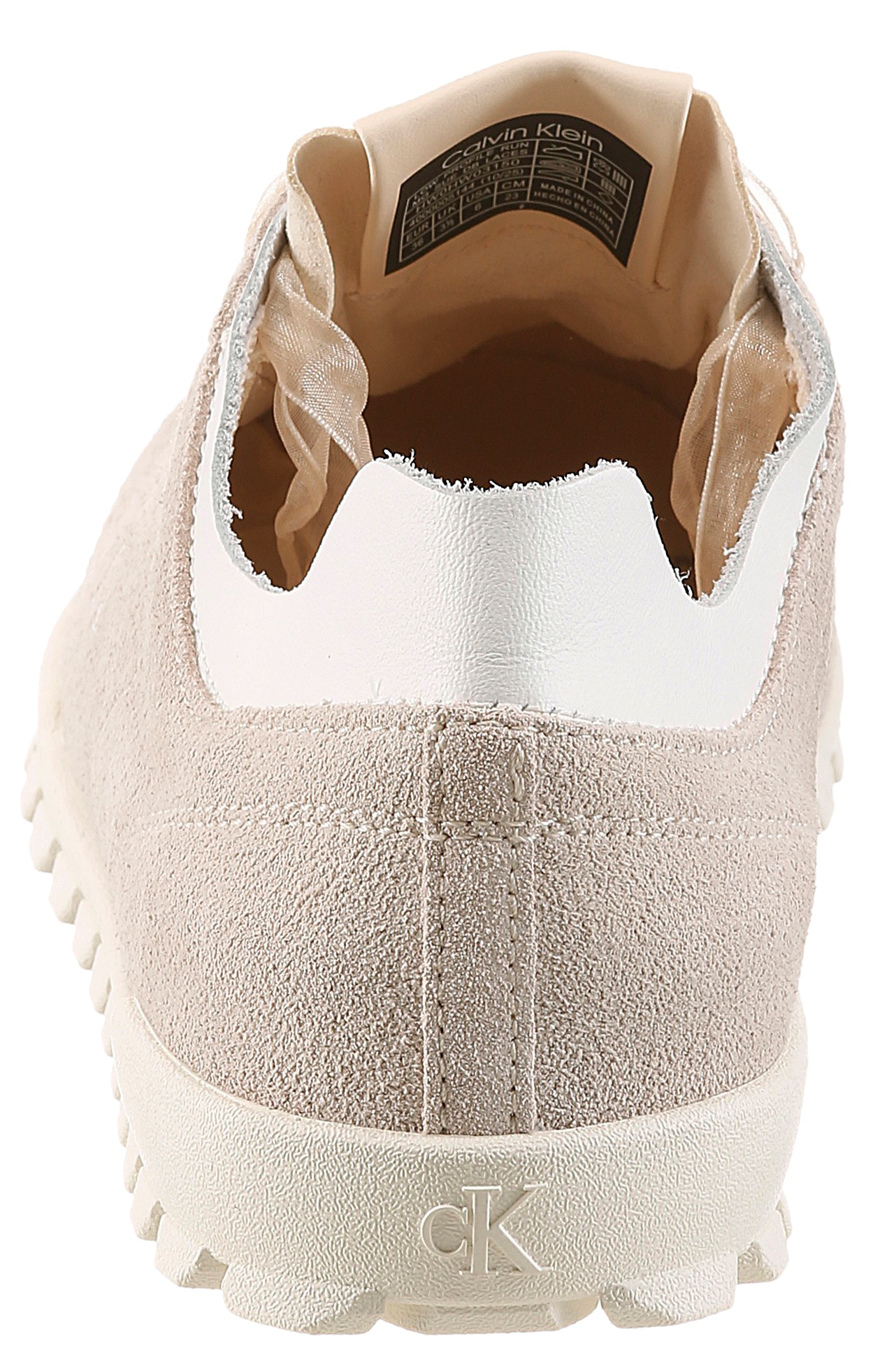 Calvin Klein Sneaker "LOW PROFILE RUN MG SUE DB LACES" Freizeitsneaker, Hal günstig online kaufen