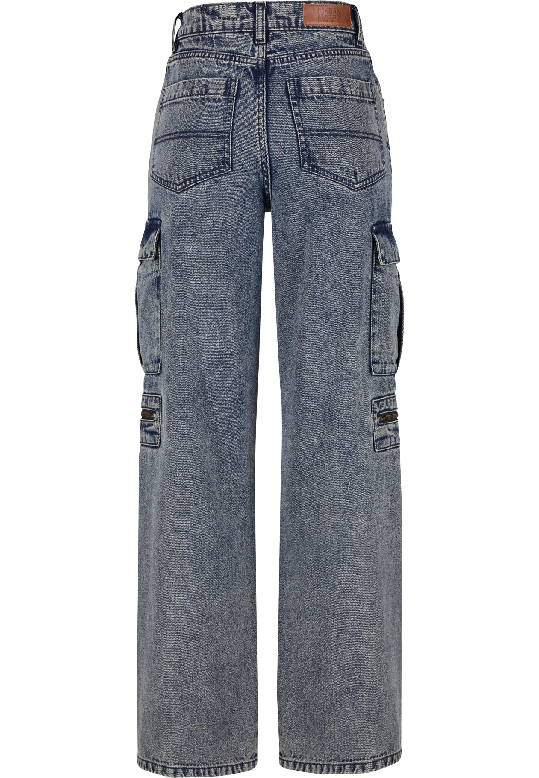 URBAN CLASSICS Cargohose »Urban Classics Ladies Loose Utility Denim Pants«, (1 tlg.)