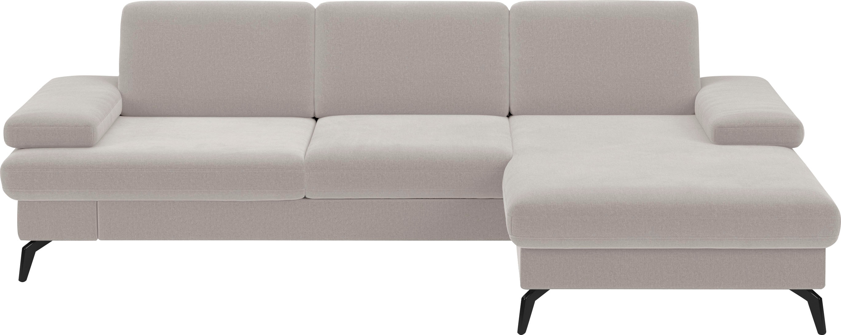 sit&more Ecksofa "Morris L-Form, inkl. Sitztiefenverstellung" wahlweise mit Armteilverstellung, Schlaffunktion & Bettkasten