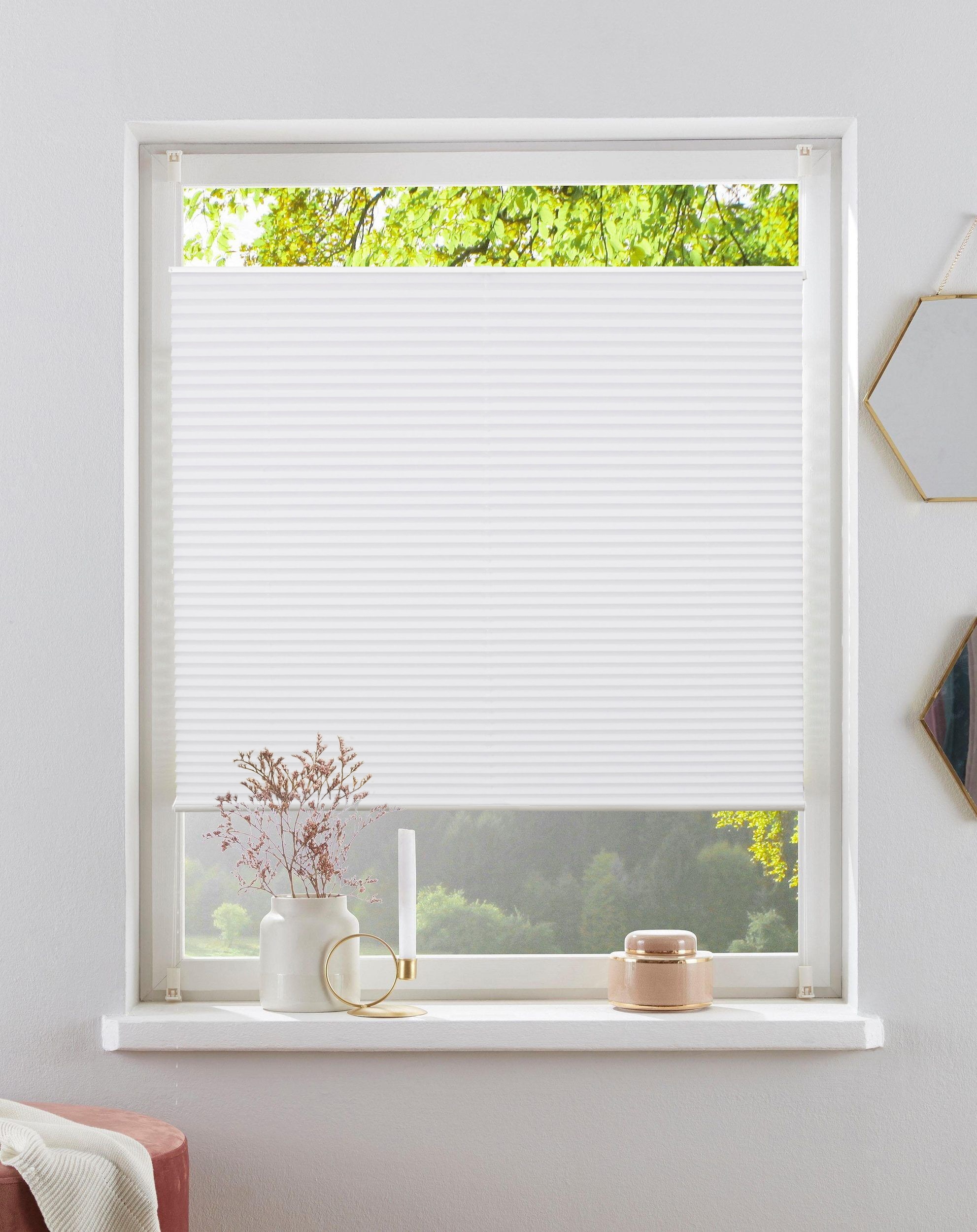 my home Plissee "CASUL" verdunkelnd energiesparend ohne Bohren freihängend günstig online kaufen