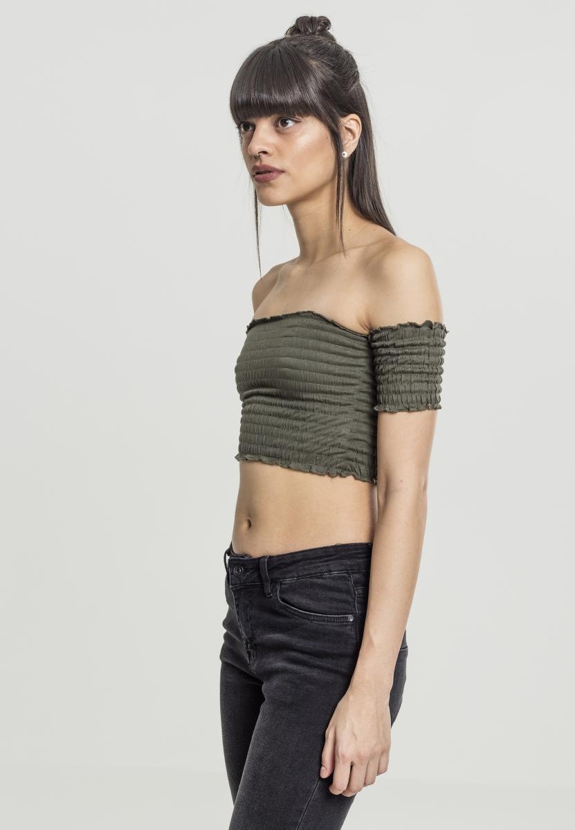 URBAN Smoke kaufen Cold Ladies Top«, Cropped T-Shirt online tlg.) BAUR (1 »Damen | Shoulder CLASSICS