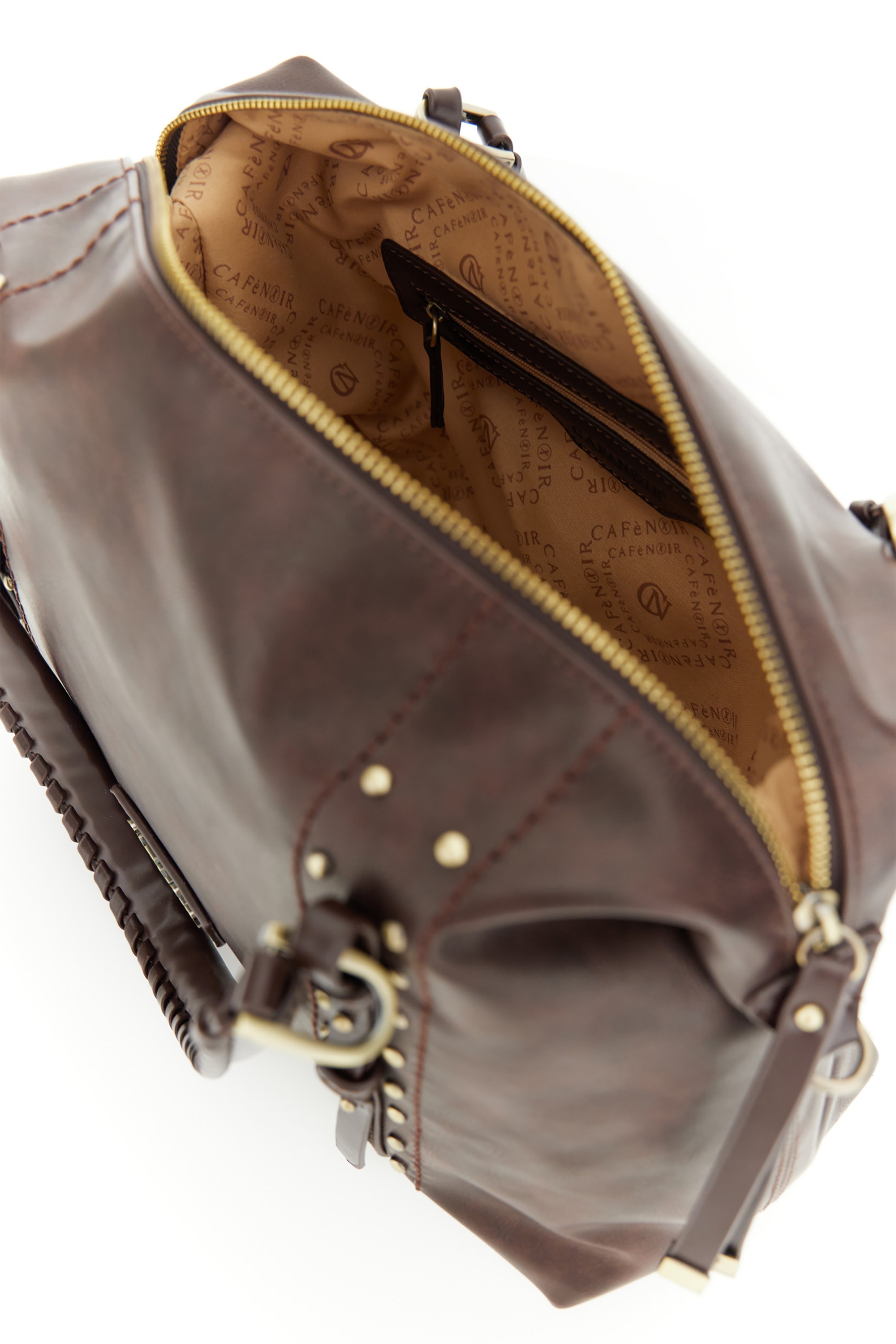 CAFèNoir Tragetasche »SHOPPER WITH STUDS C3NL1138 Damen« Tragetasche Damen, Shopper, Einkaufstasche, Fashion, Lifestyle, Sale