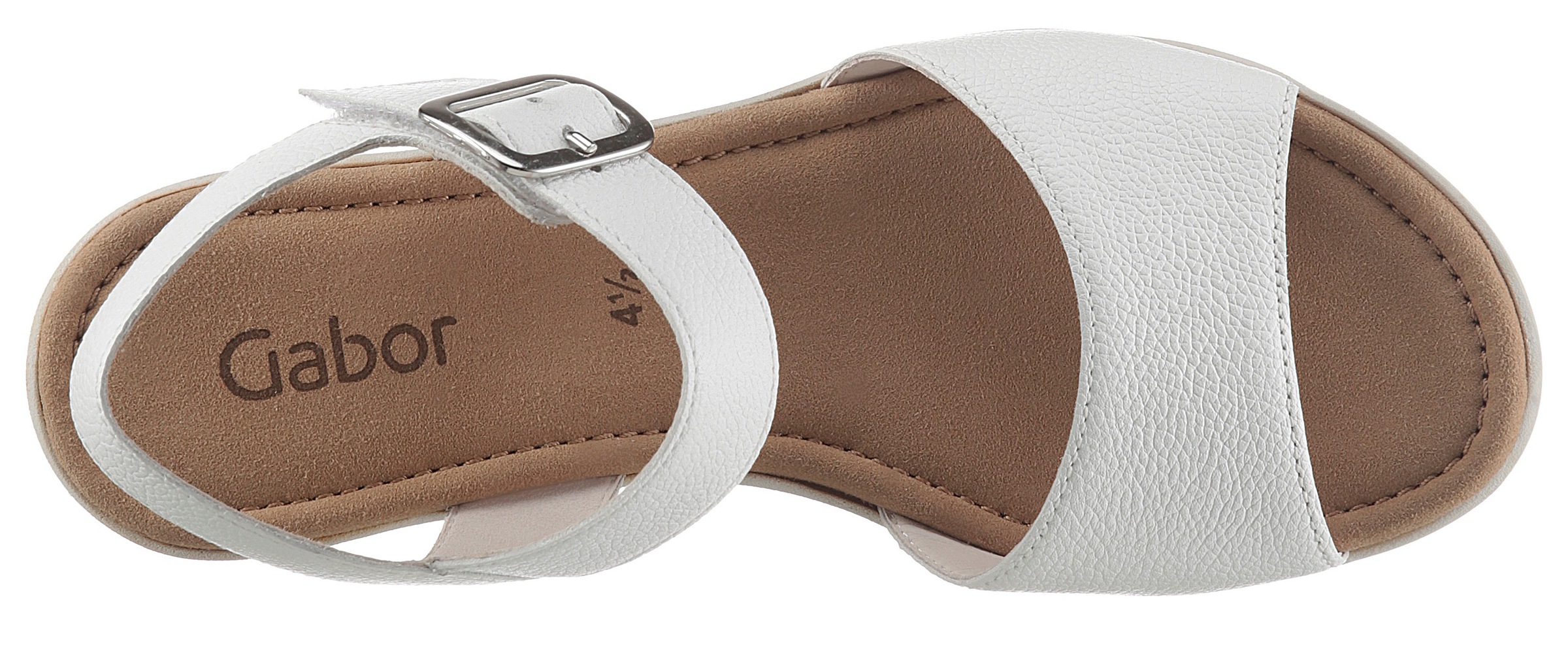 Thumbnail - Gabor Sandalette, Sommerschuh, Sandale, Keilabsatz, mit besonderer Absatzgestaltung