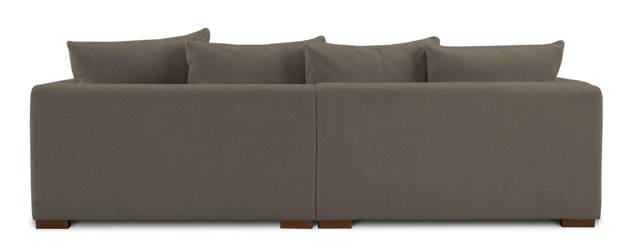 Home affaire Ecksofa »Coray«, Breite 266 cm, extra weich und kuschelig, mit Federn und Daunen
