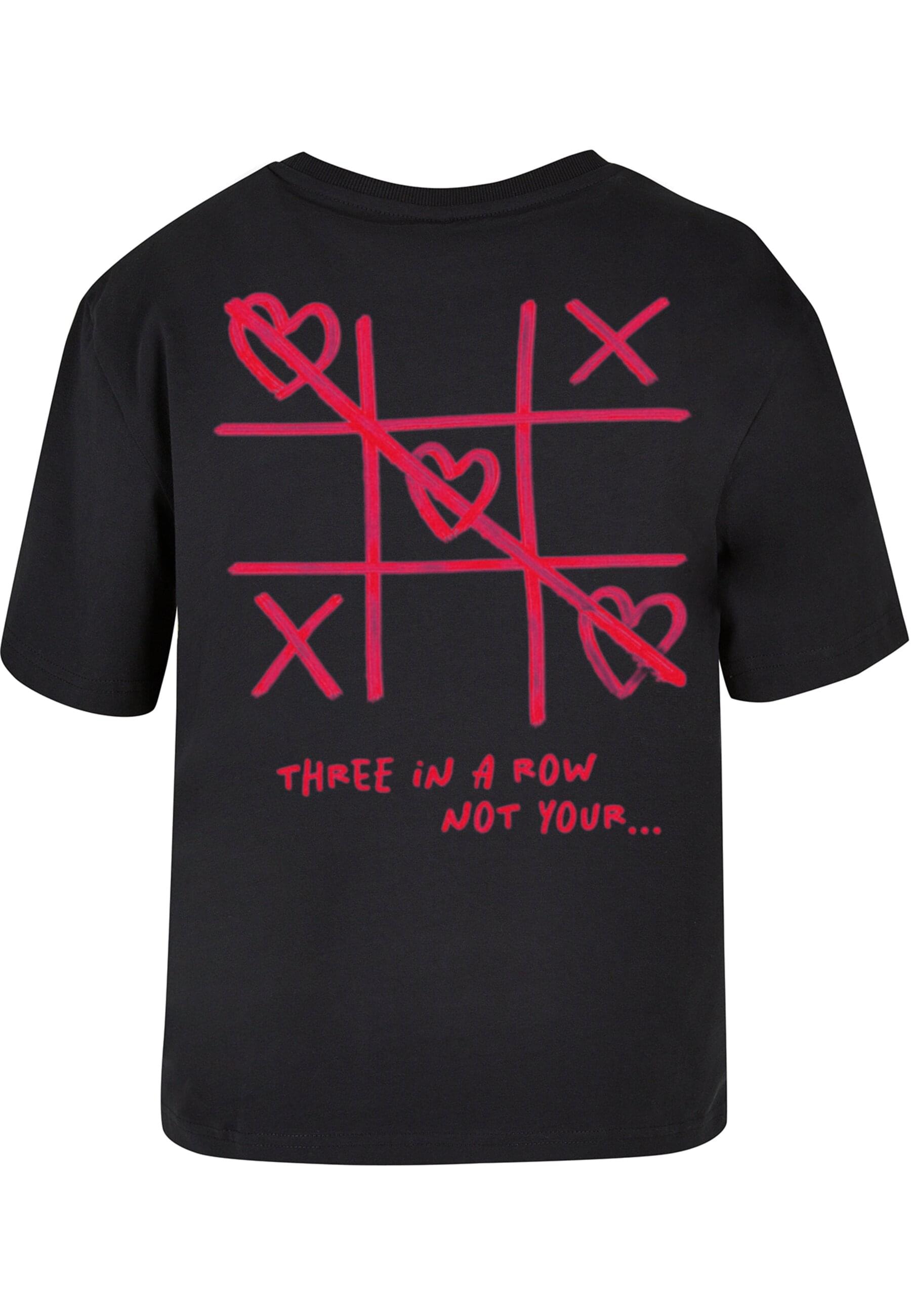 Miss Tee T-Shirt "Miss Tee Damen Three In A Row Tee" 1 Stk. günstig online kaufen