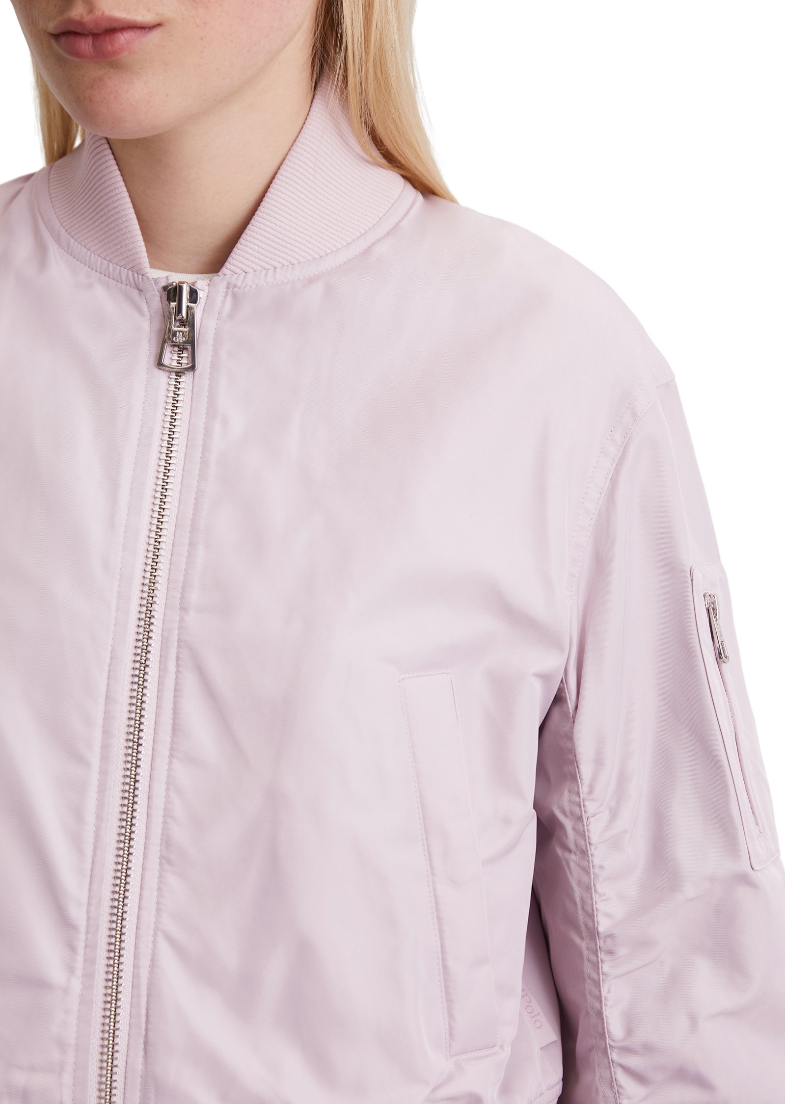 Marc O'Polo Outdoorjacke »aus recyceltem Polyester-Twill«, ohne Kapuze
