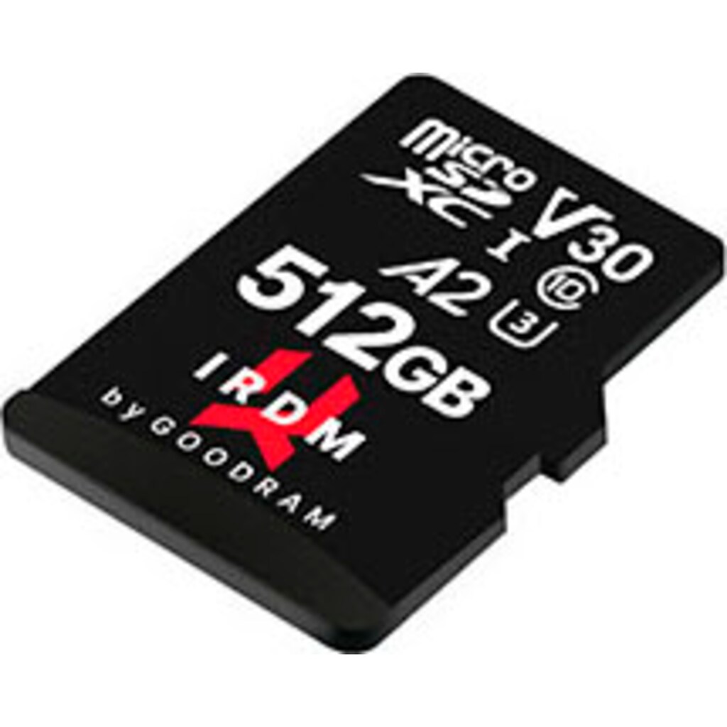 Goodram Speicherkarte »IRDM UHS-I U3 A2 microCARD«, (Video Speed Class 30 (V30) 170 MB/s Lesegeschwindigkeit)