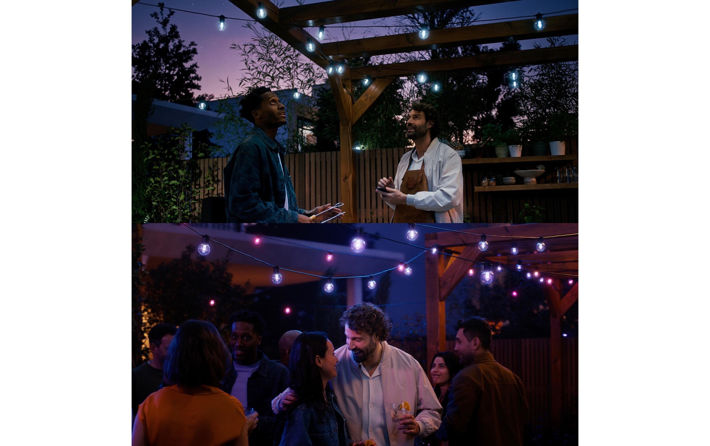 Philips Hue LED-Lichterkette »Festavia Globe Outdoor Erweiterung 7 m CH«